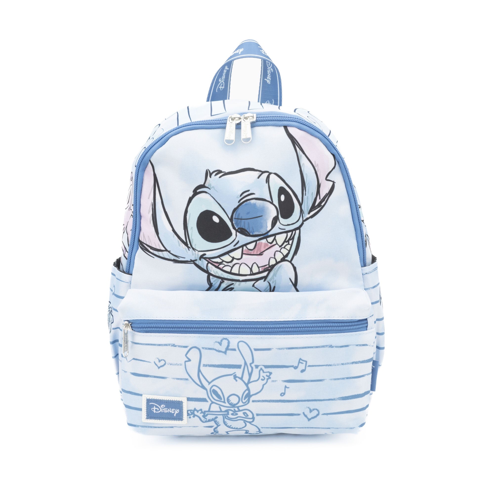 Disney Lilo and Stitch Junior 13" Park Day Nylon Mini Backpack