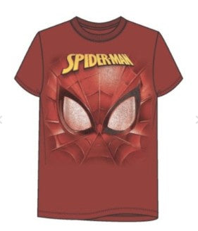 Marvel Peter Face Adult Red Shirt