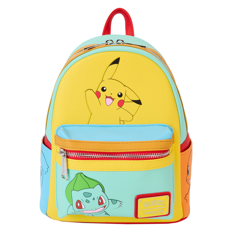 Pokémon Color Block Starters Mini Backpack