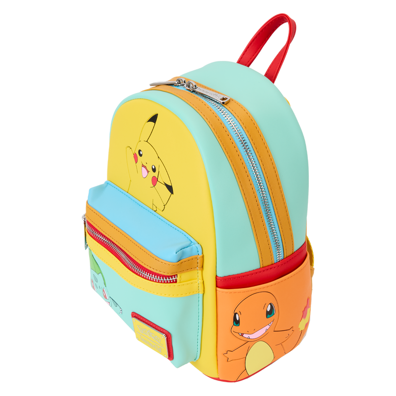 Pokémon Color Block Starters Mini Backpack