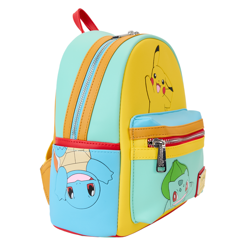 Pokémon Color Block Starters Mini Backpack