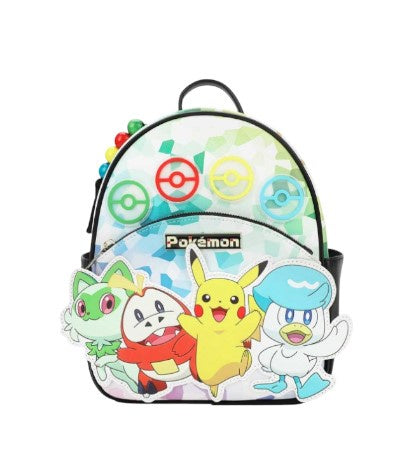 Pokémon Mini Backpack with PU Digital Print Applique