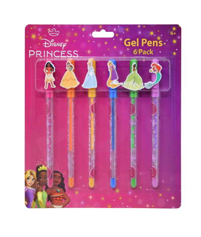 Princess 6pk Gel Pens on Card