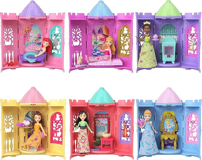 Disney Princess Tower Surprise Dolls & Accessories Asst