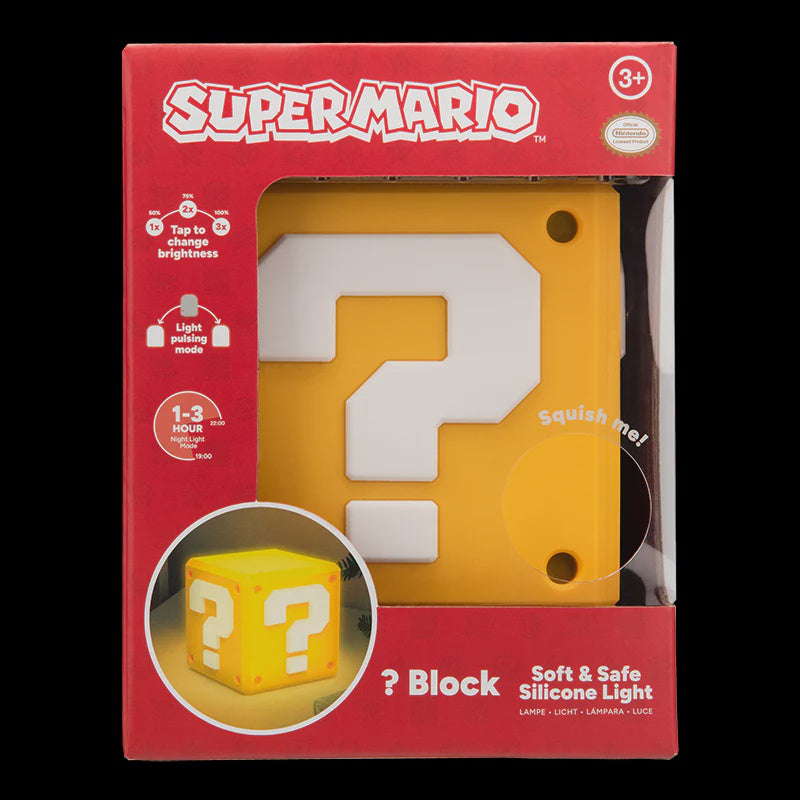 Super Mario SquishyGlo Question Block Light