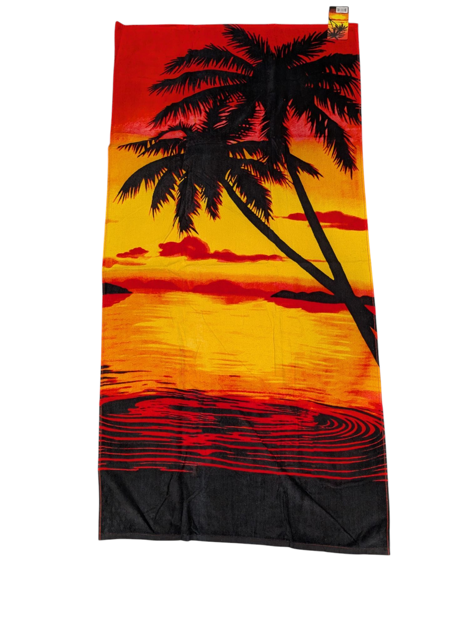 Excellent Palm Tree view from Sunset Towel 30x60