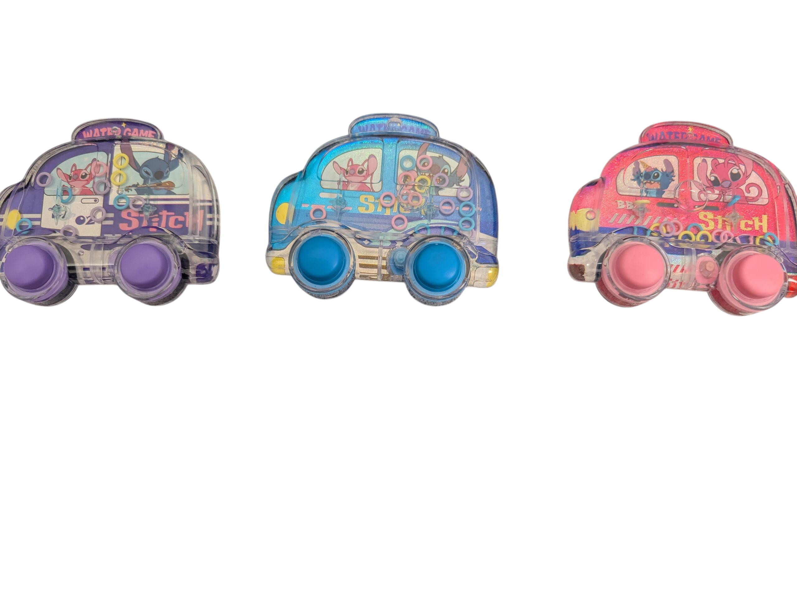 Stitch and Angel in a Taxi Design Water Game