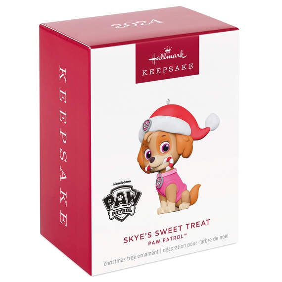 Hallmark Keepsake Christmas Ornament 2024, Paw Patrol Skye's Sweet Treat, Gifts for Paw Patrol Fans