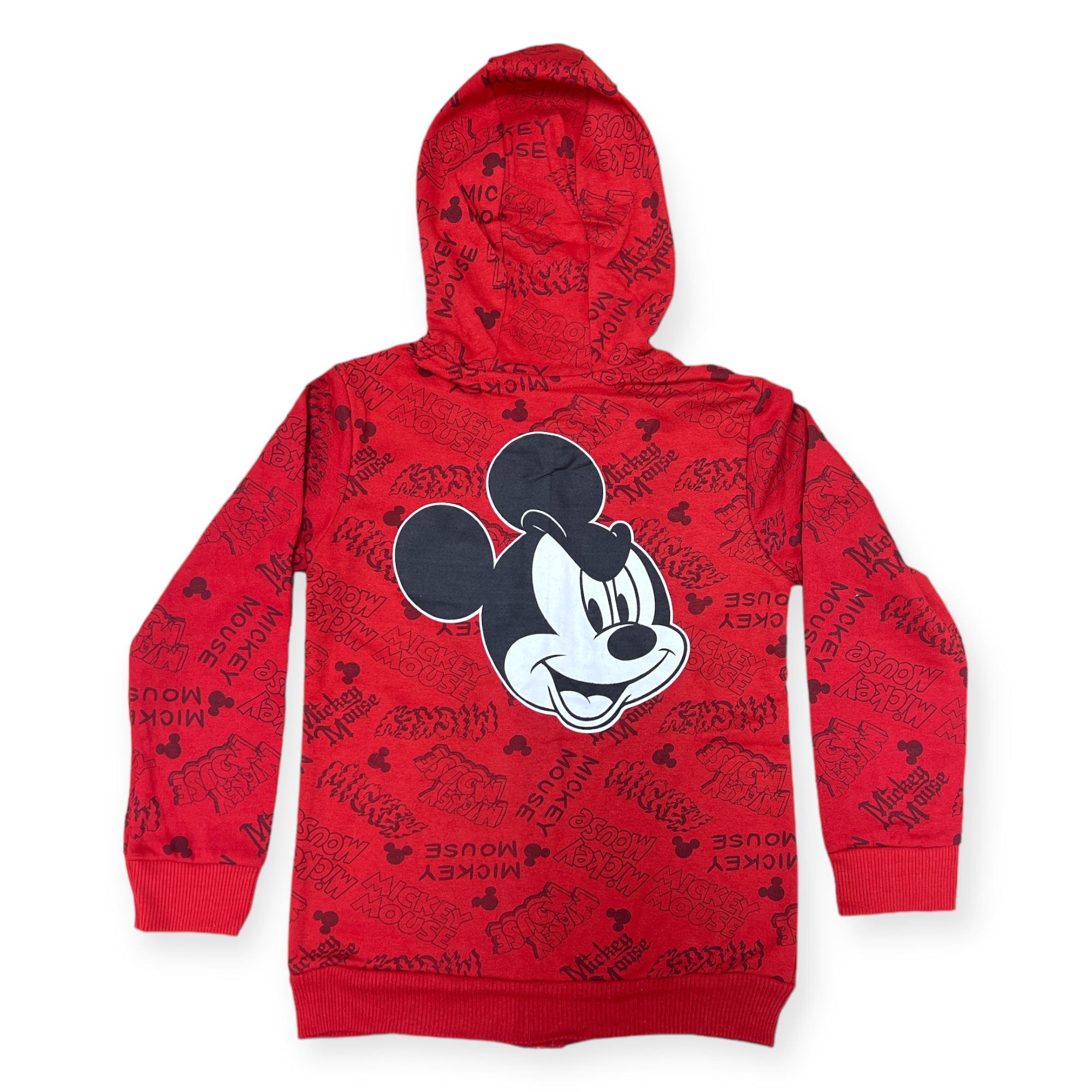 Toddlers Mickey Mouse Zipped Hoodie, Red