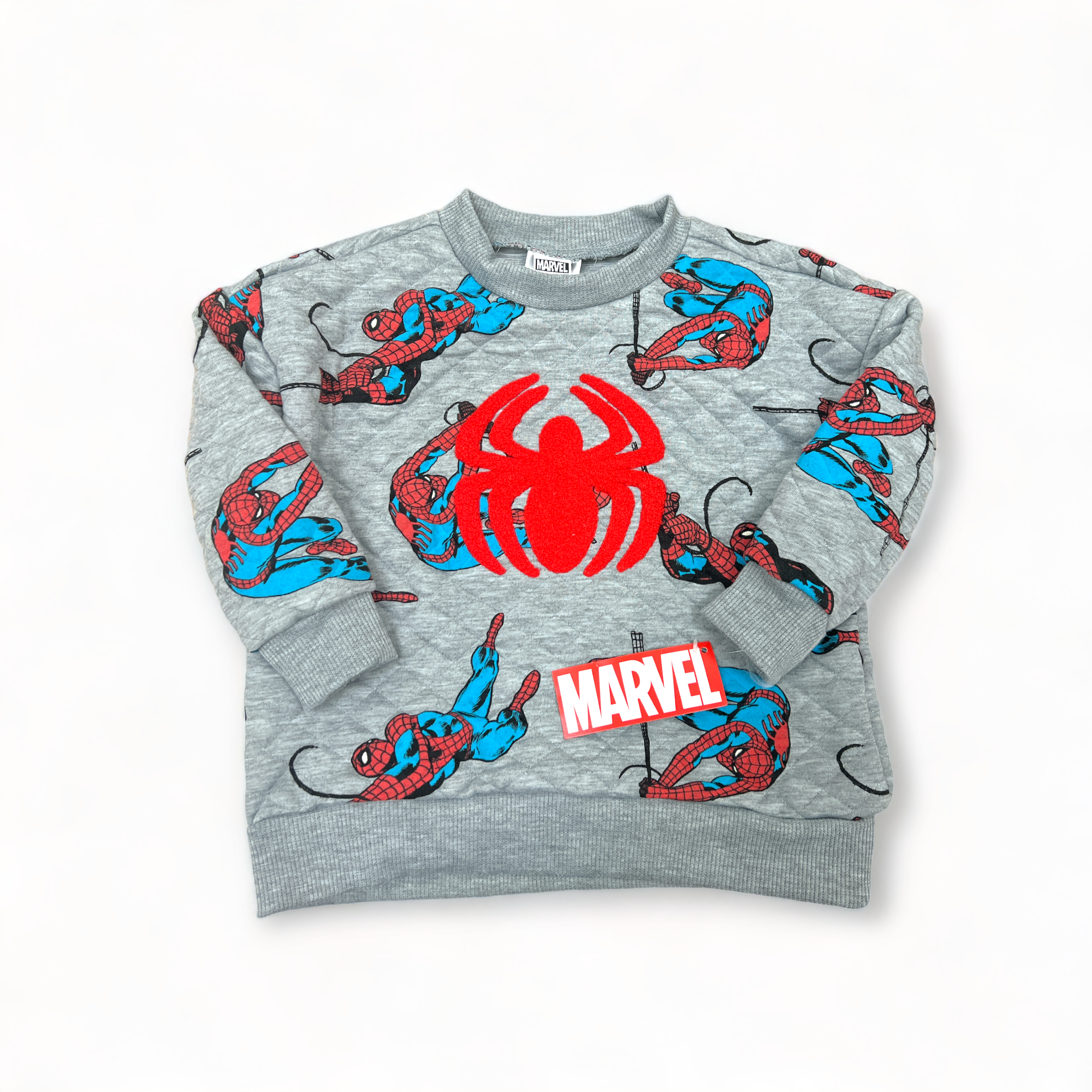 Toddlers 2pk Spiderman Sweatshirt and Pants, Grey