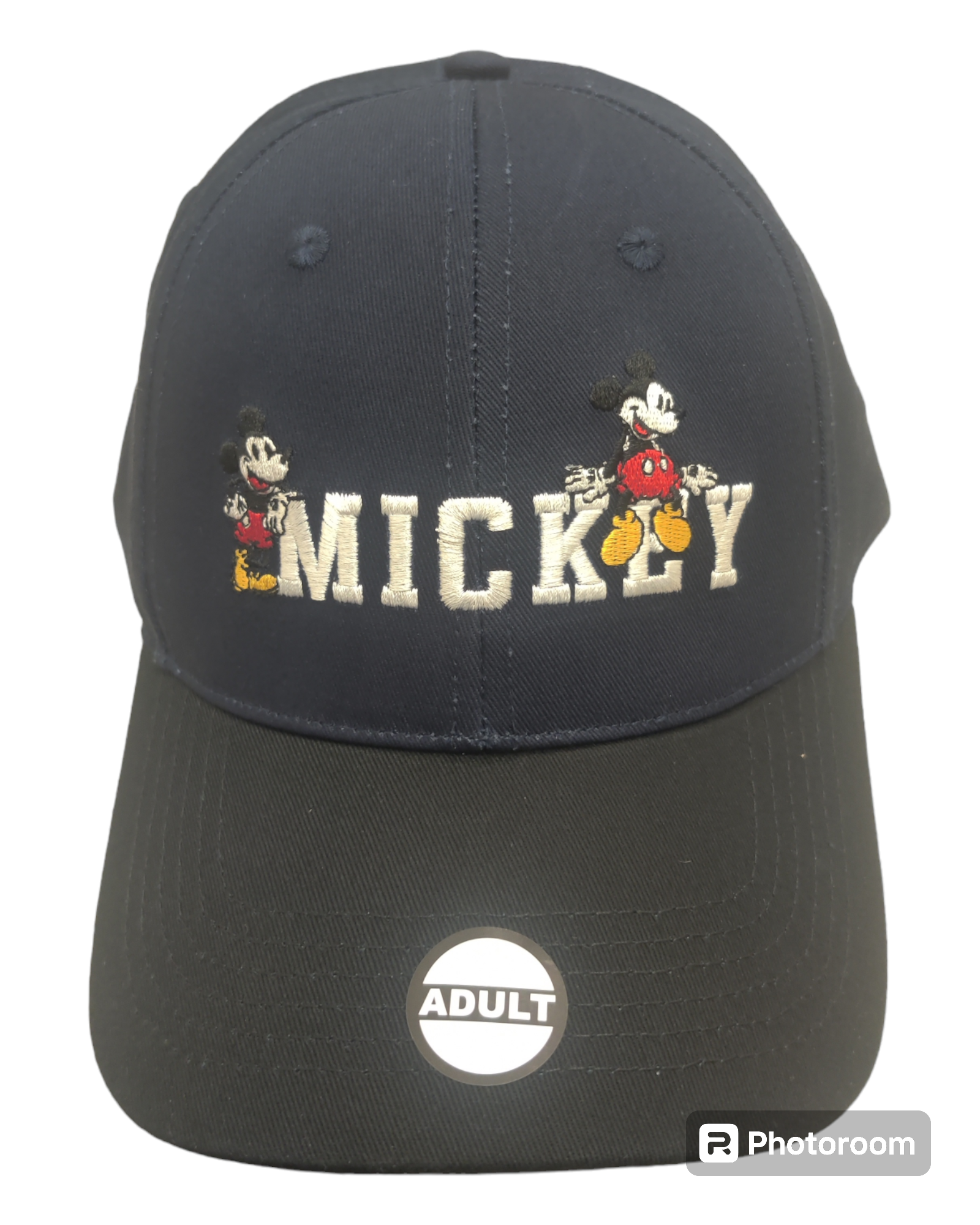 Adult Mickey Mouse Uncle Black/Navy Cap