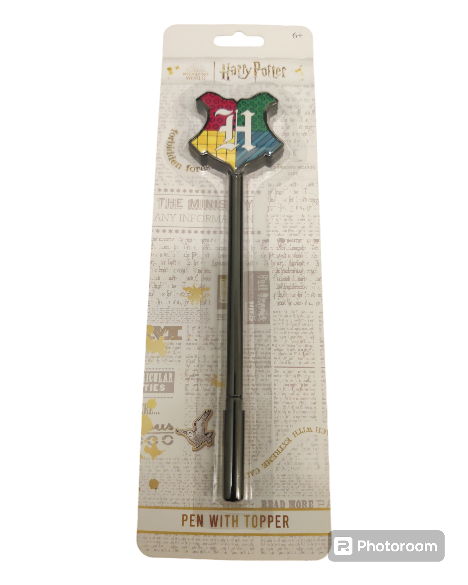 Hogwarts Crest Pen with Topper