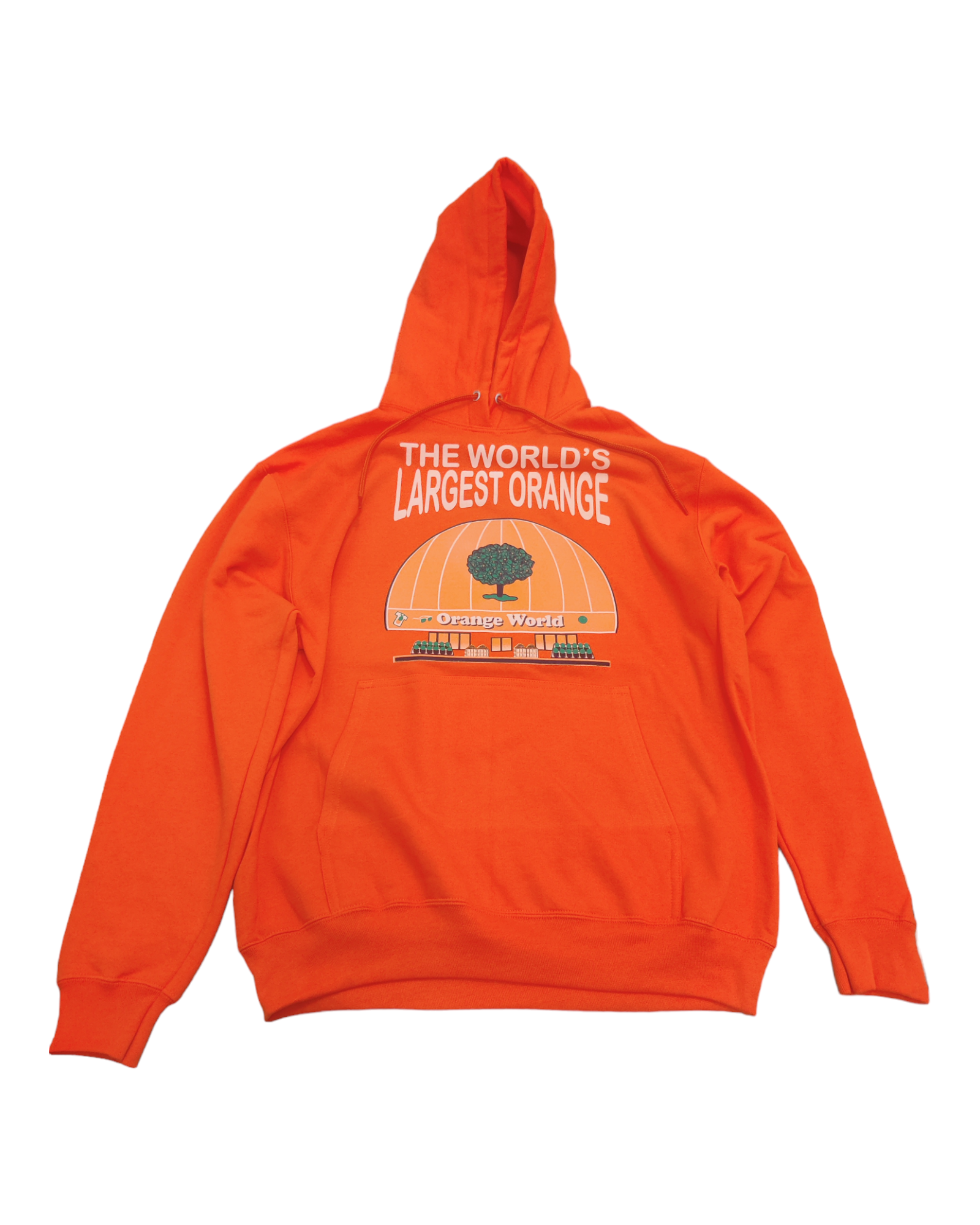 Florida Orange World Adult Hoodie