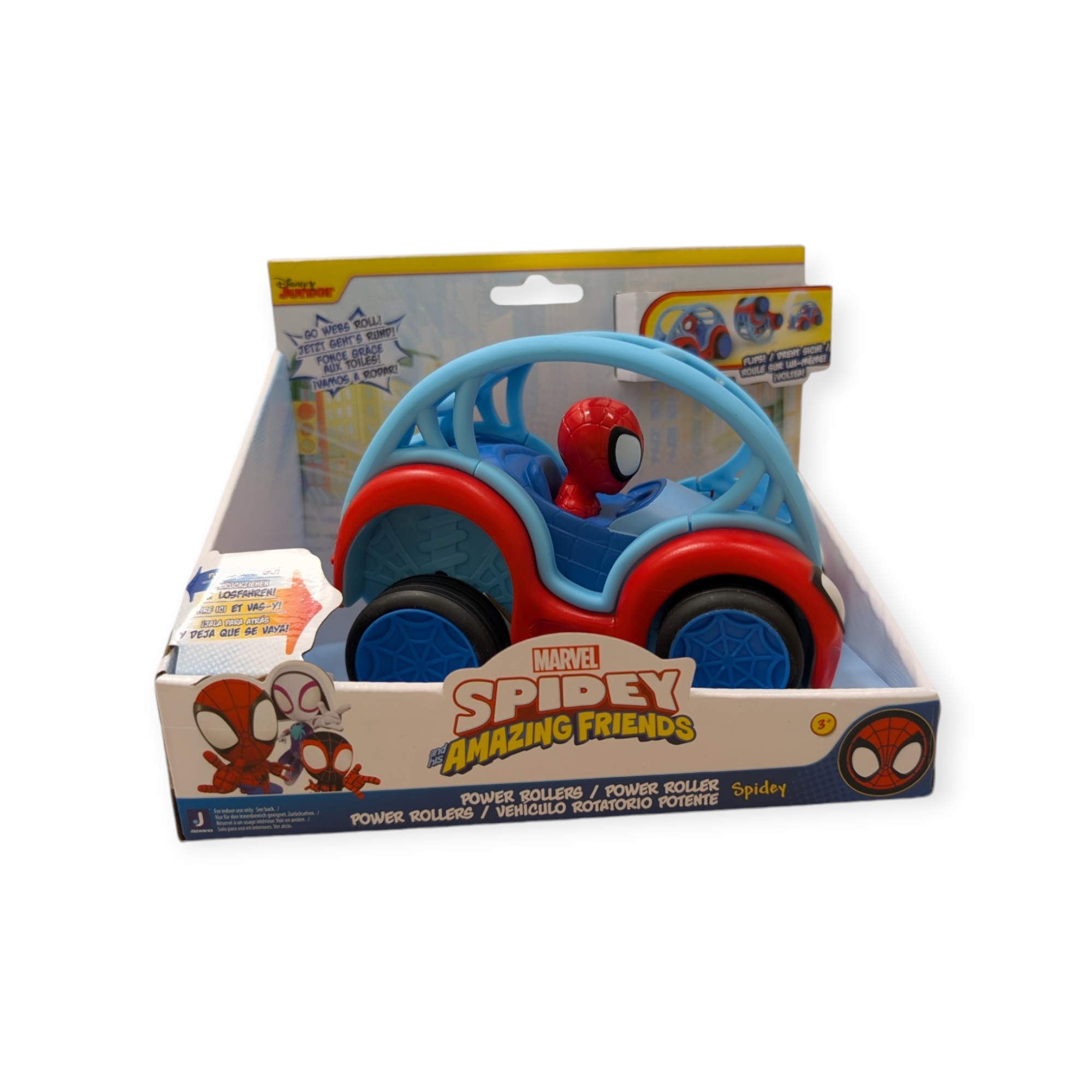 Marvel Spidey and Friends Power Rollers car