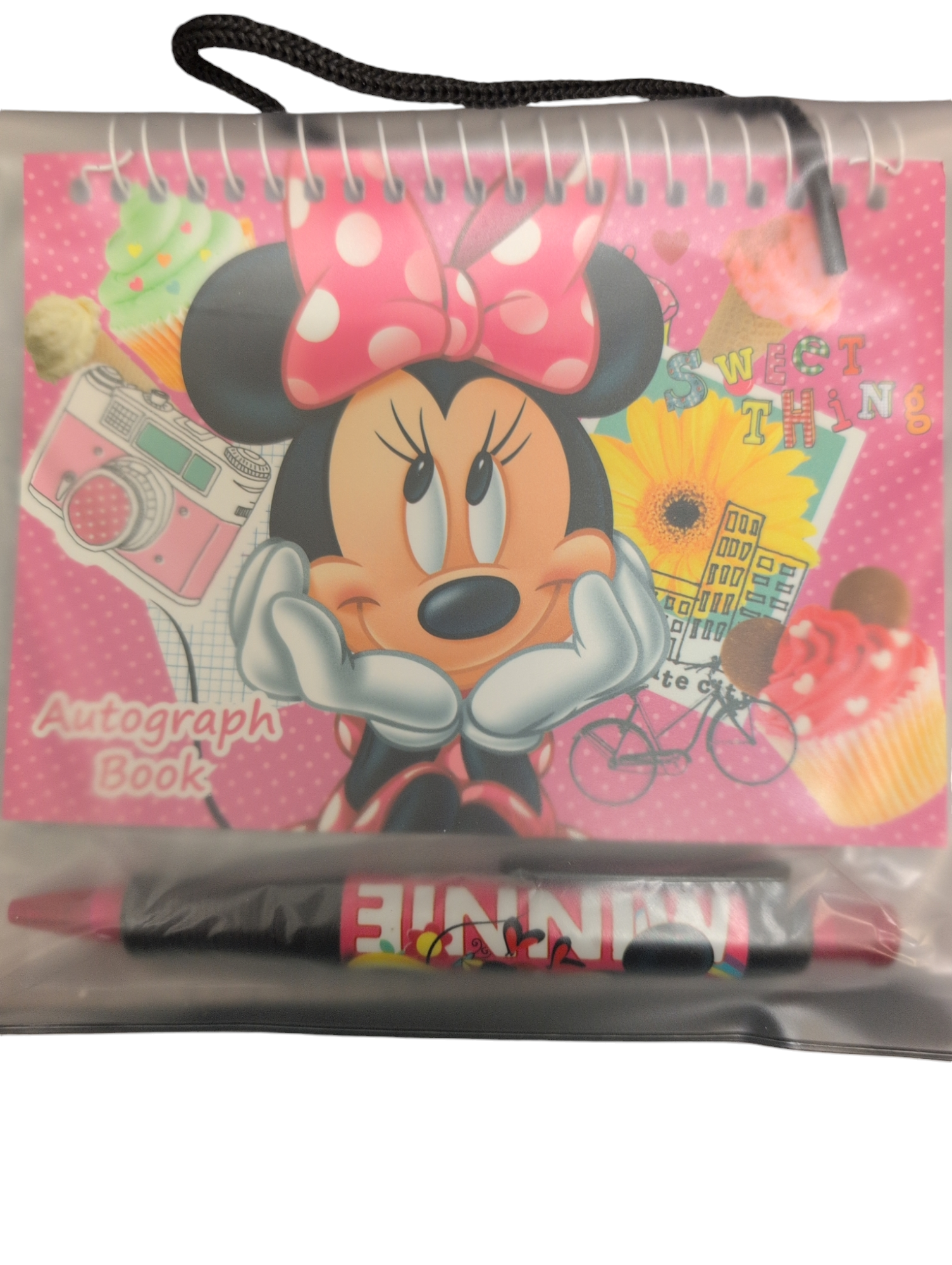 Autograph Book With Pen Minnie Mouse