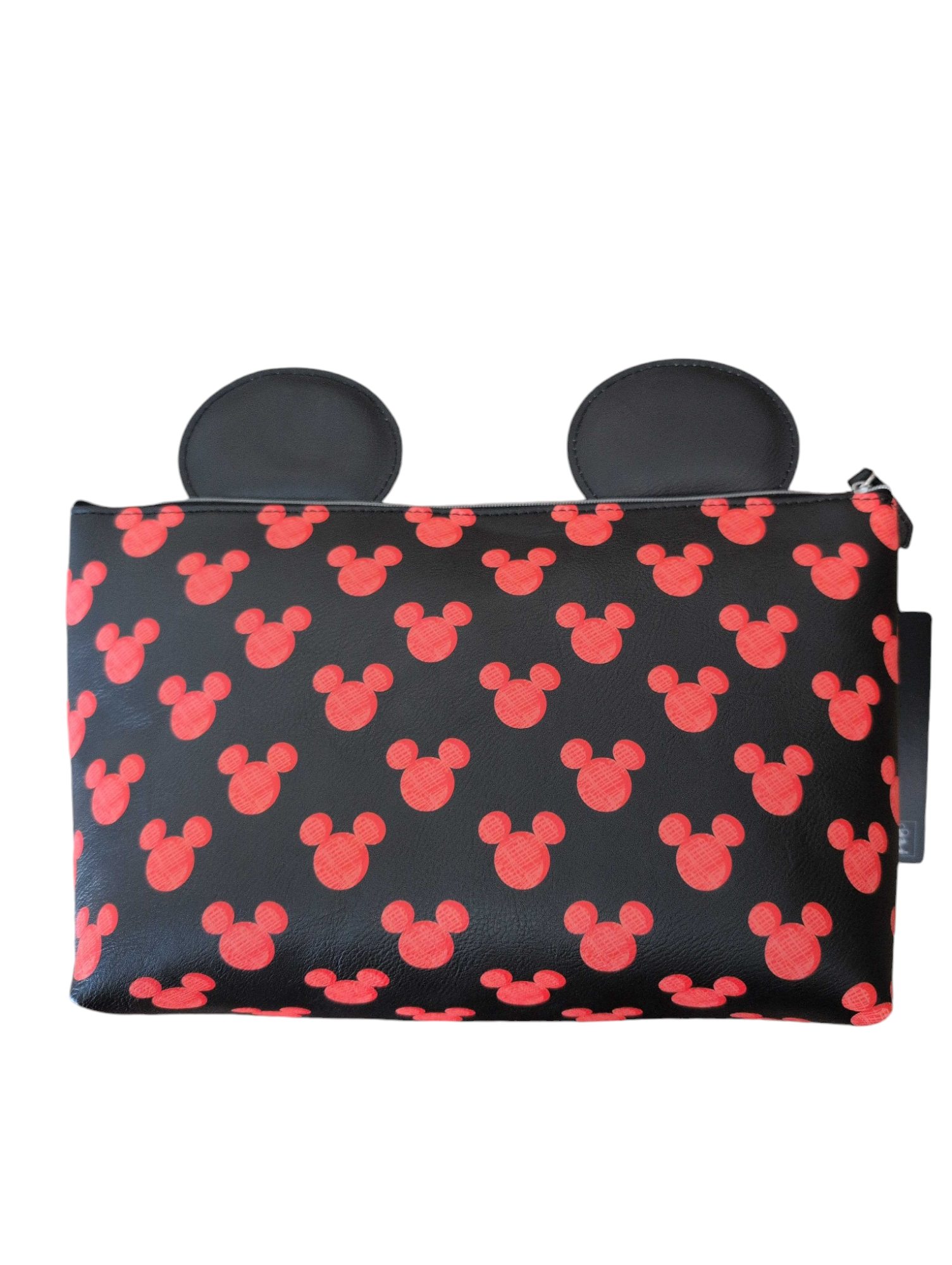 Red Mickey Logo Aop With 3D Ears Large Cosmetic Bag