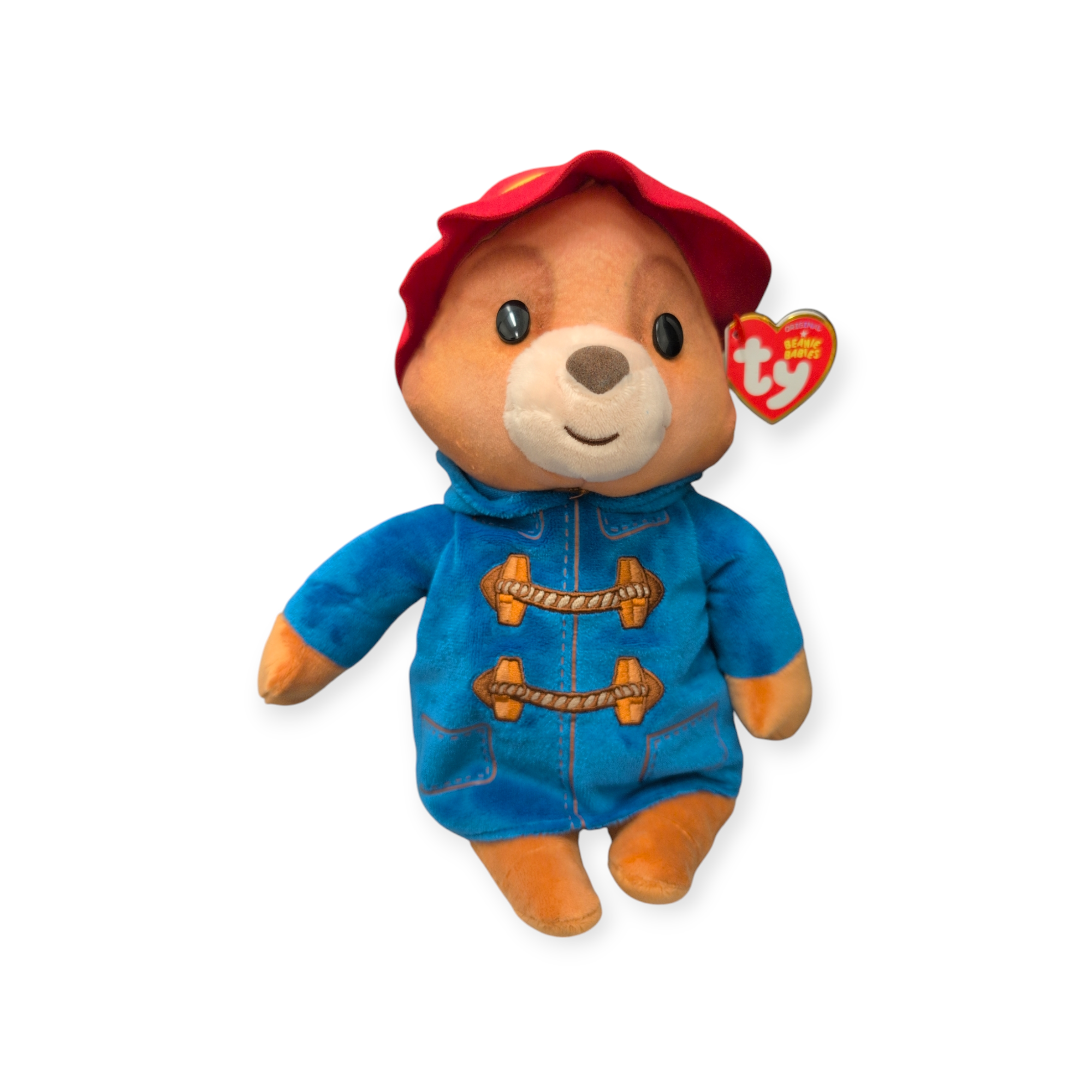 TY "Paddington" Bear Medium Beanie Baby Plush Toy