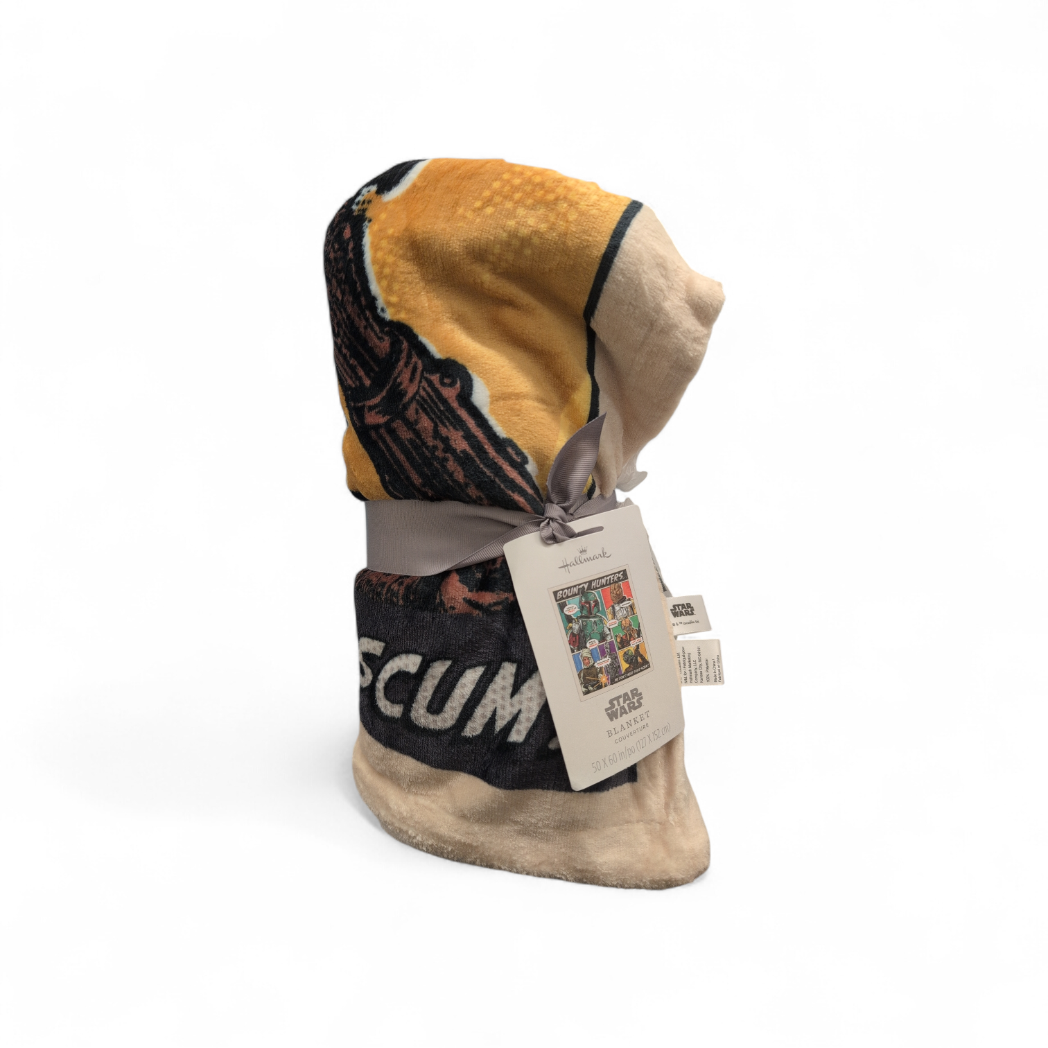 Hallmark Star Wars Bounty Hunter Throw Blanket, 60" x 50