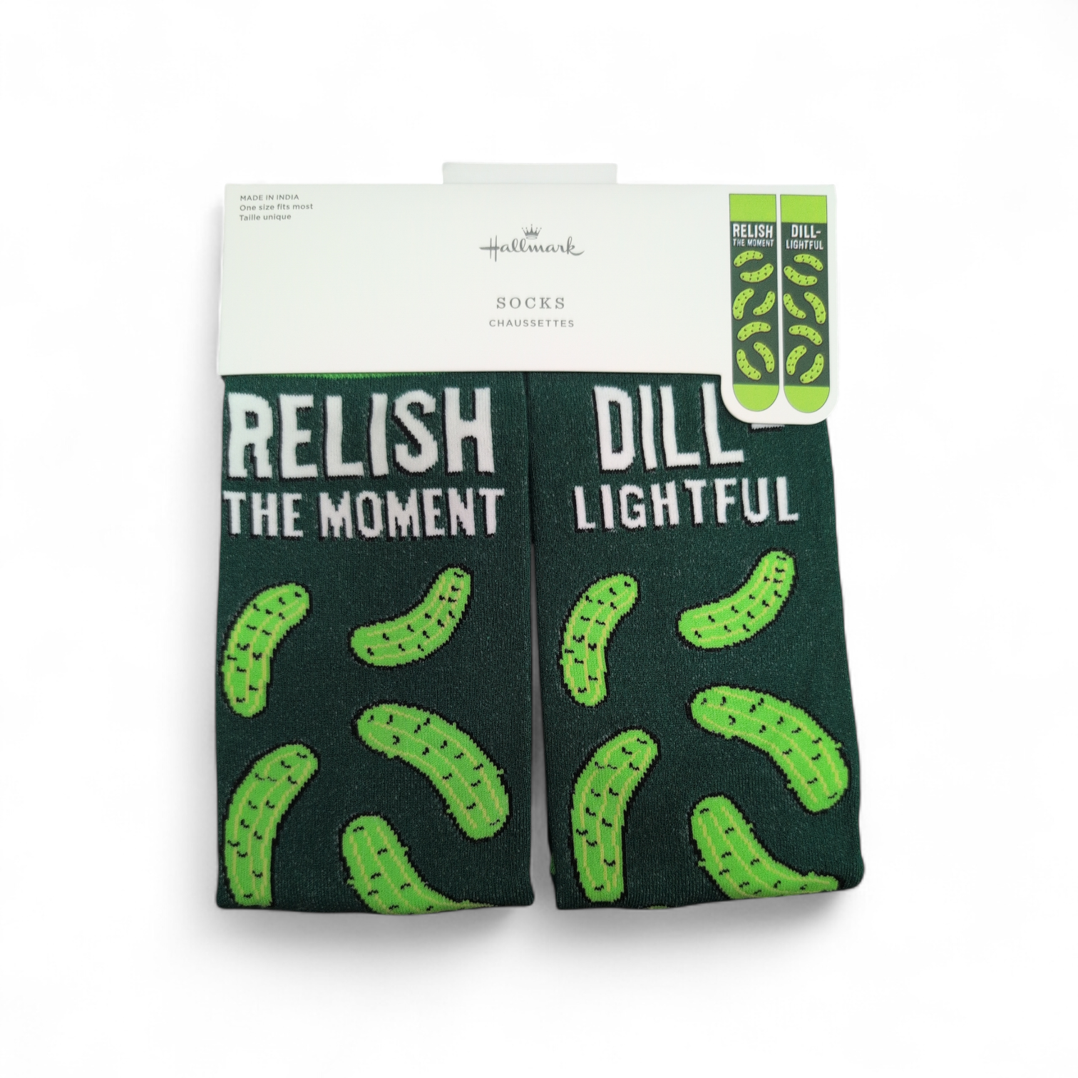 Hallmark Pickle Sock Pair