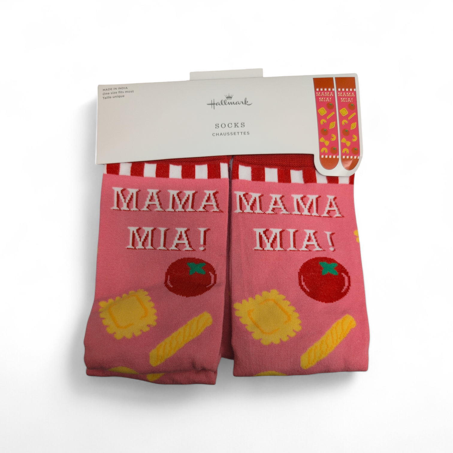 Hallmark Mama Mia Pink Sock