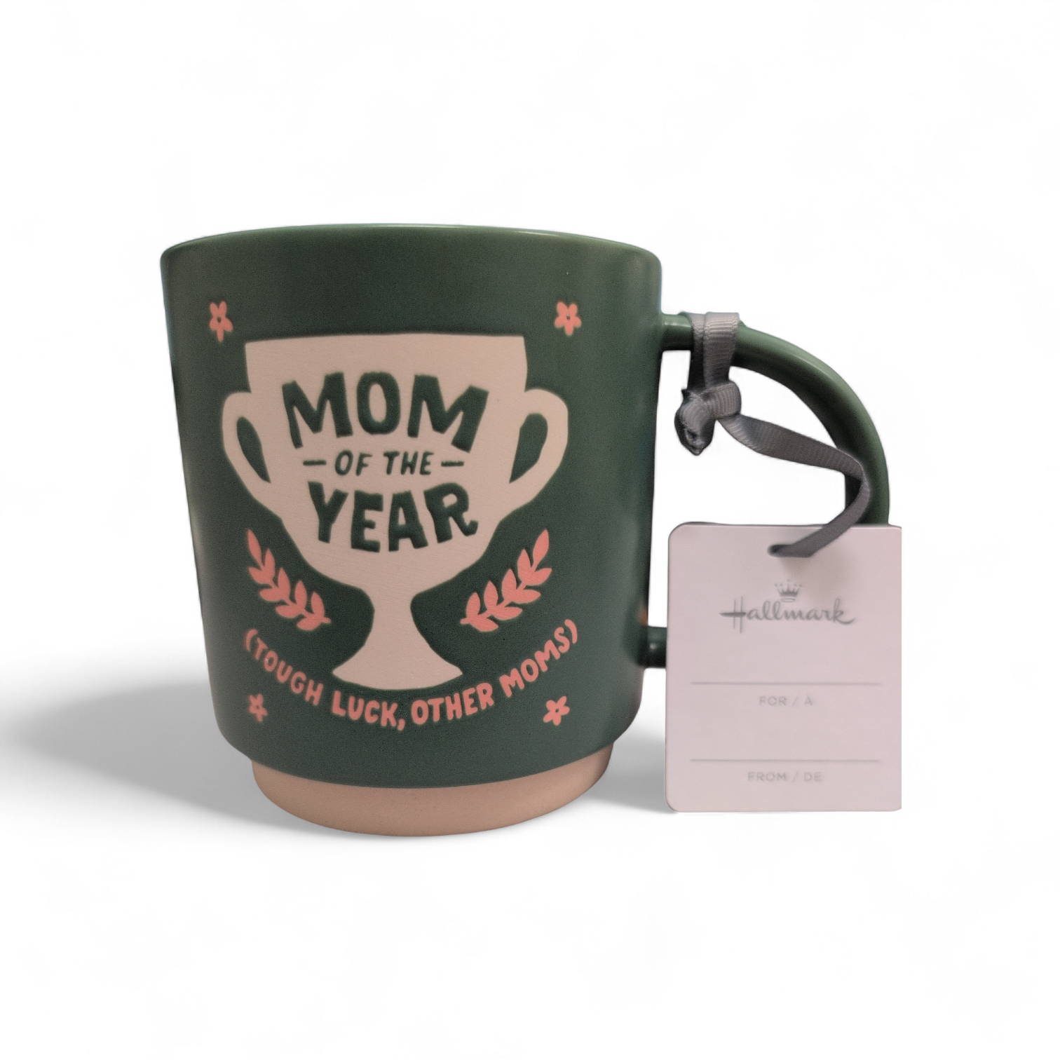 Mom of the Year Green Mug