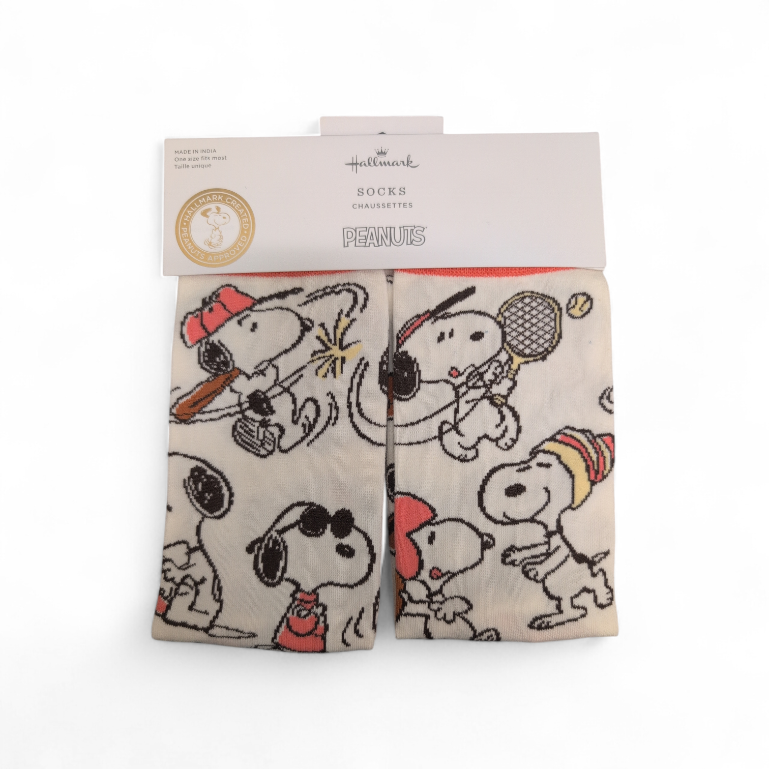 Hallmark Peanut Snoopy Tennis Sock