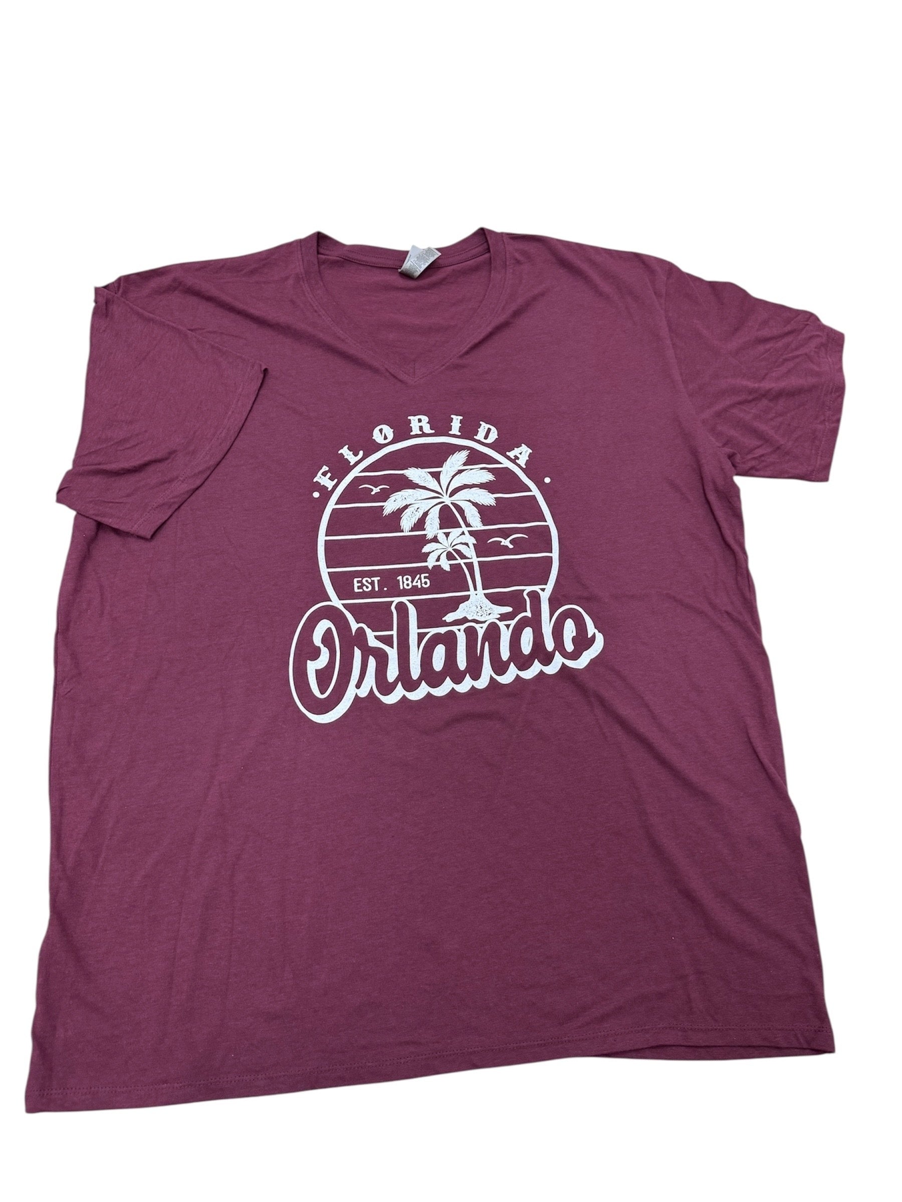 Orlando, Florida Maroon Shirt 2 for $12
