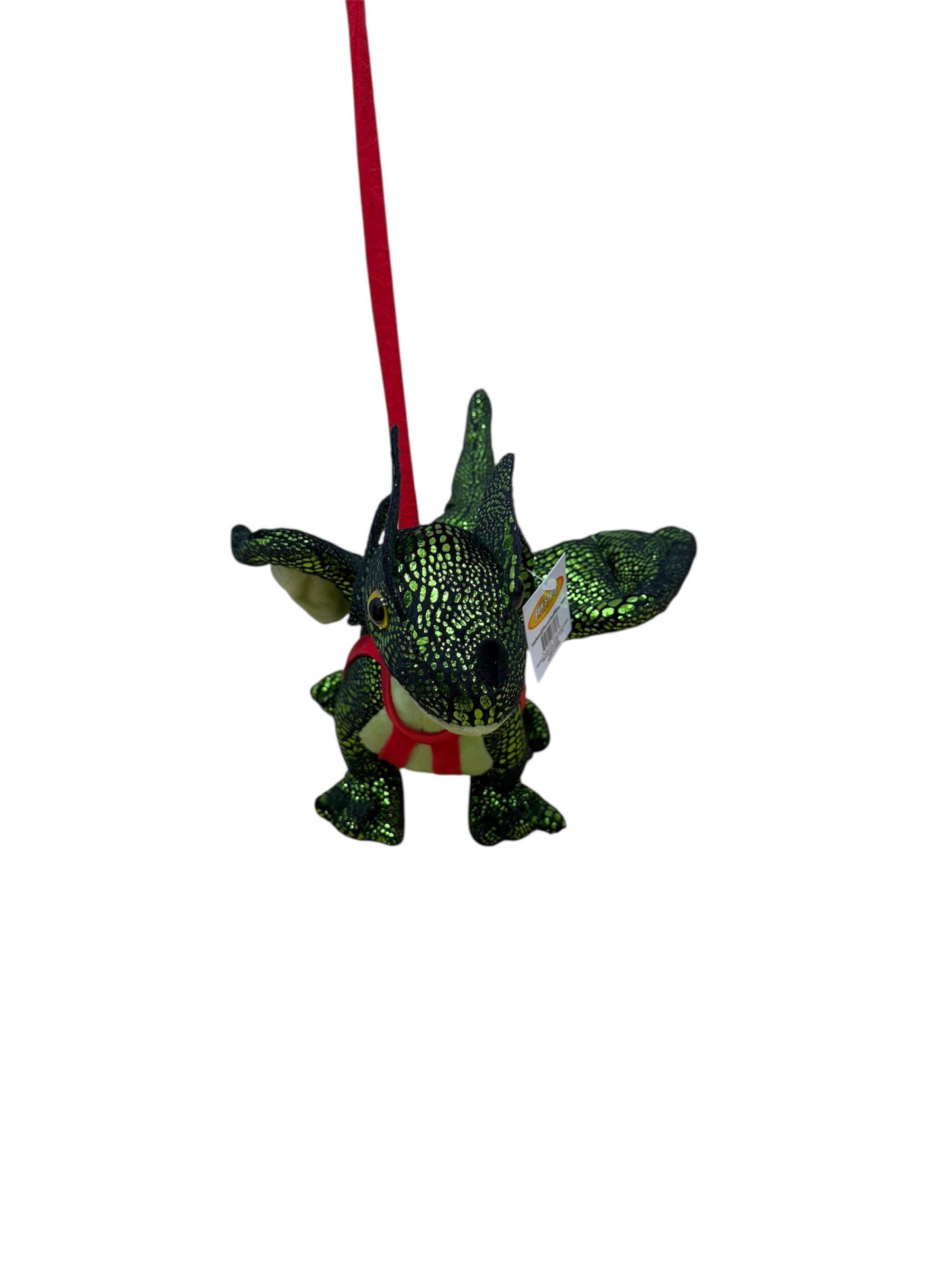 Dragon Plush On An Extendable Leash