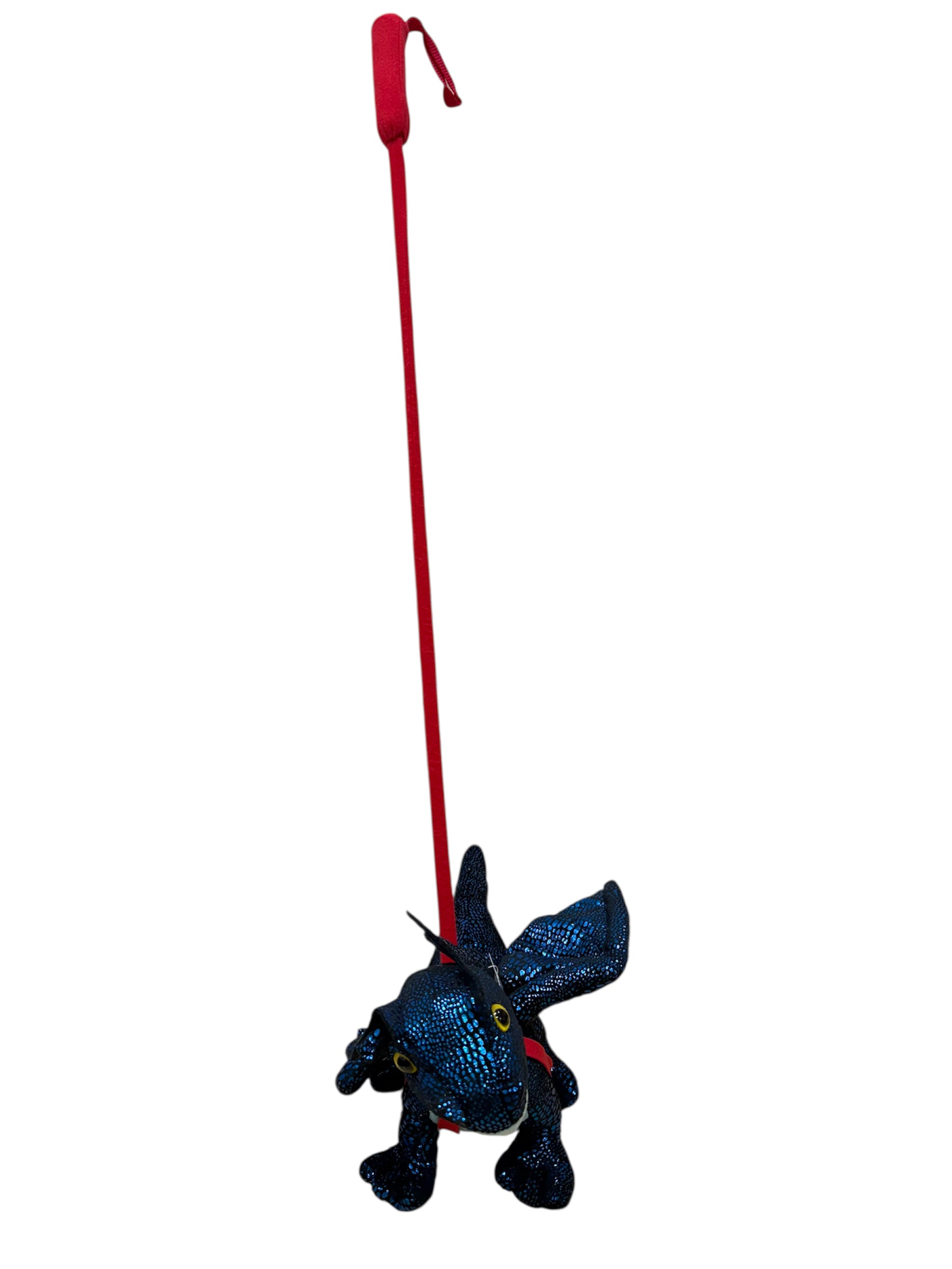 Dragon Plush On An Extendable Leash