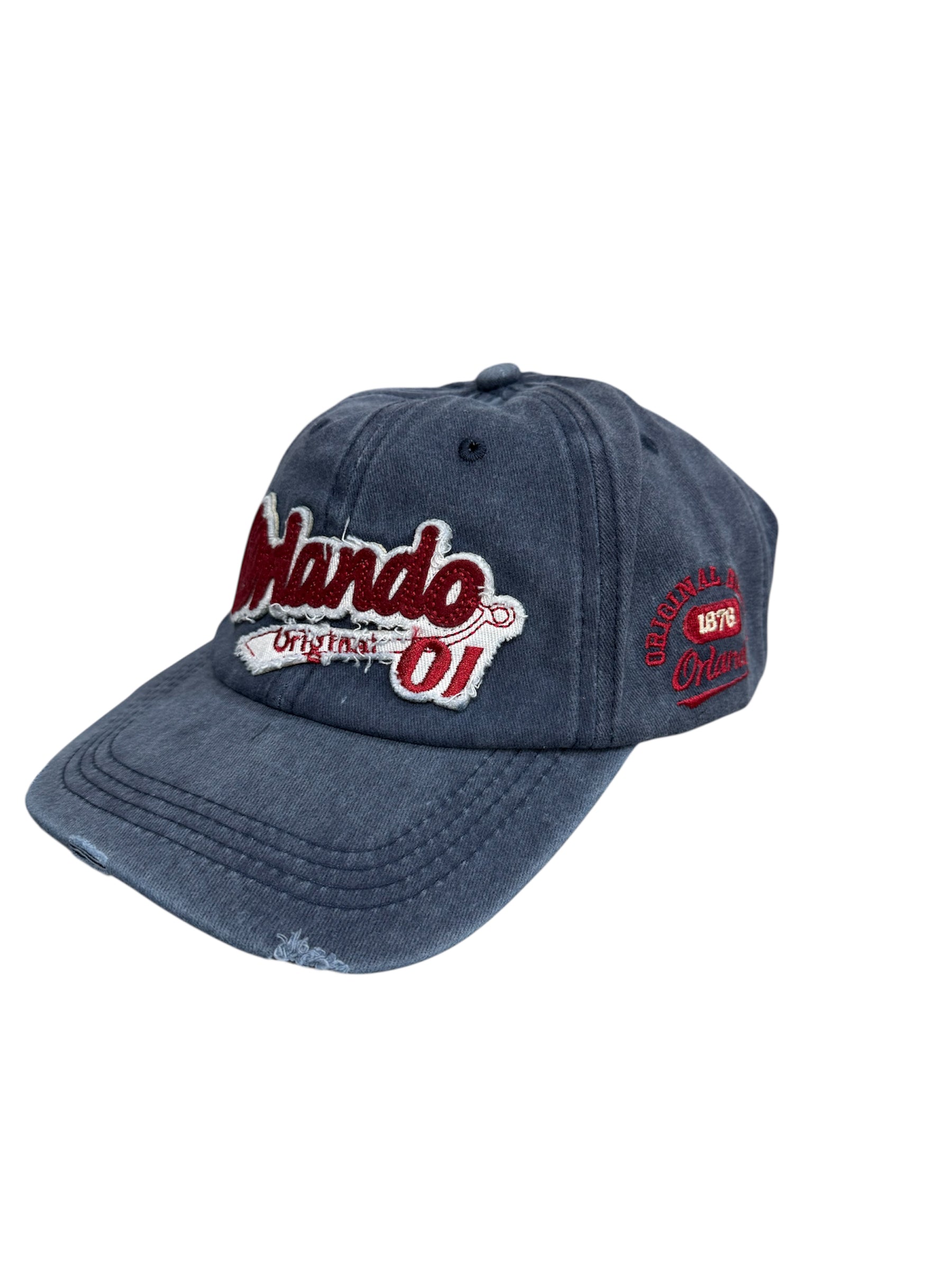 Acid Wash Denim Embroidery Orlando Hat Asst.