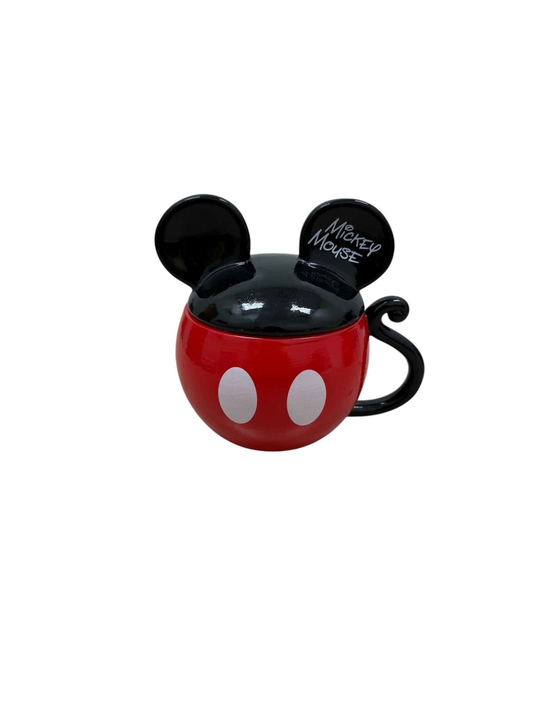 Disney Mickey Mouse Buttons Tail Figural Covered Mug