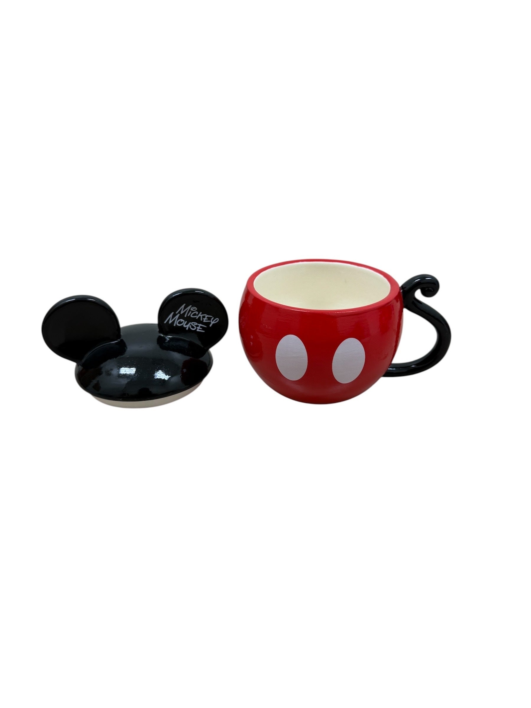 Disney Mickey Mouse Buttons Tail Figural Covered Mug