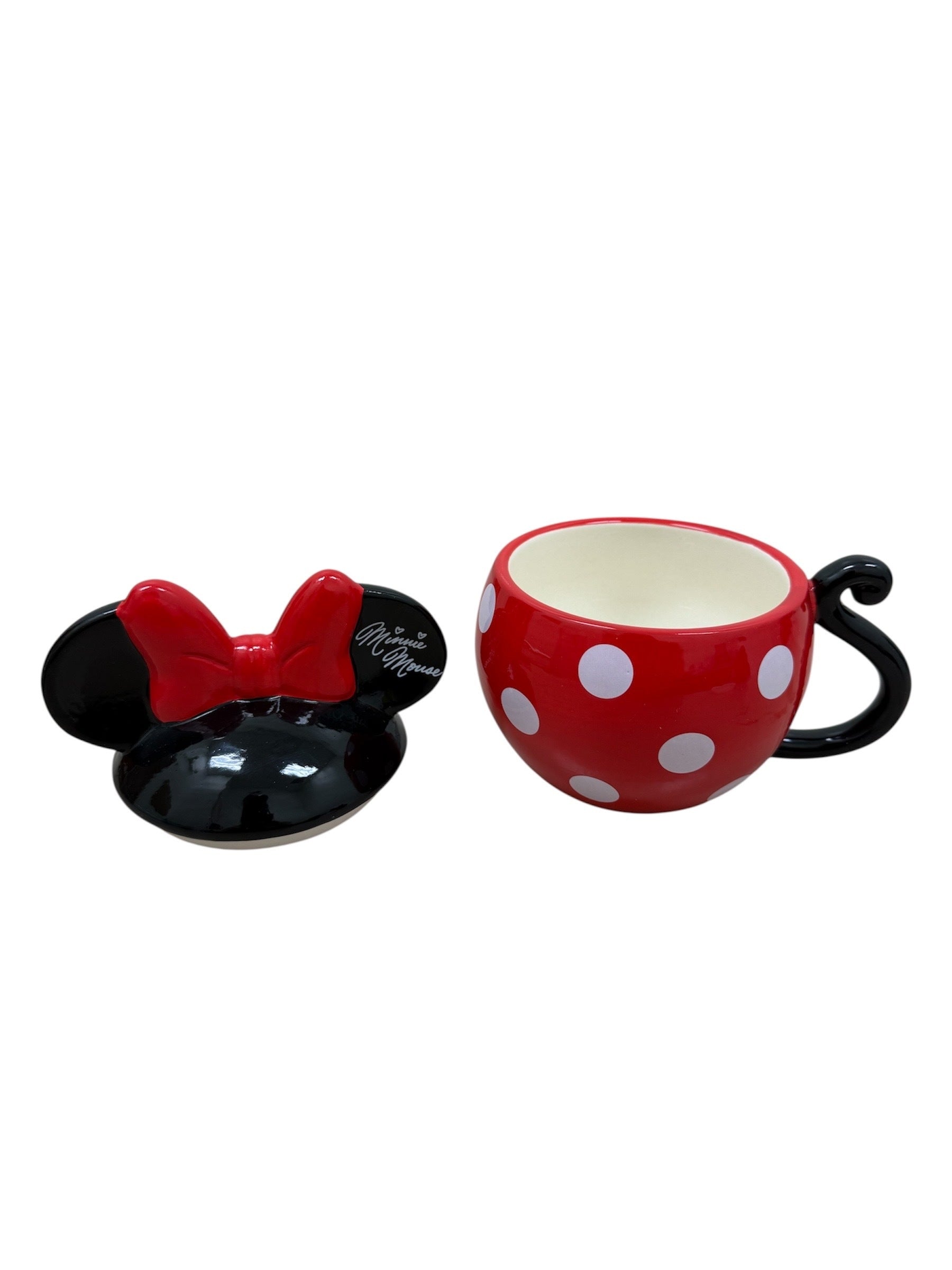 Disney Minnie Mouse Dots Tail Figural Covered Mug