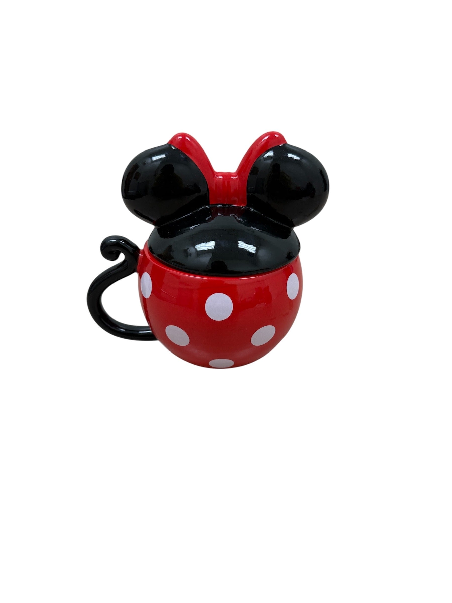 Disney Minnie Mouse Dots Tail Figural Covered Mug