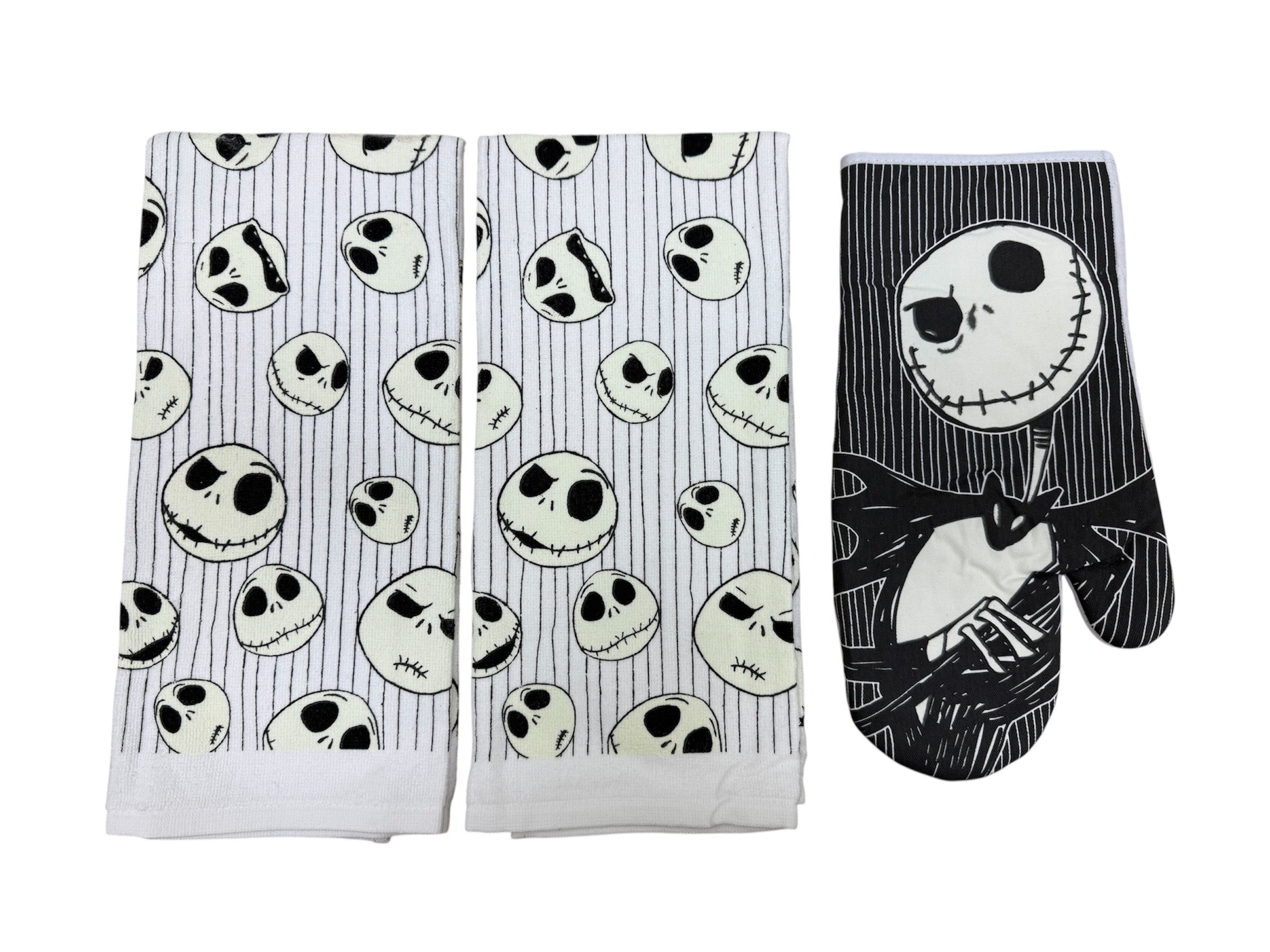 Disney NBC Jack Skellington Glow-in-the-Dark 3pc Kitchen Set
