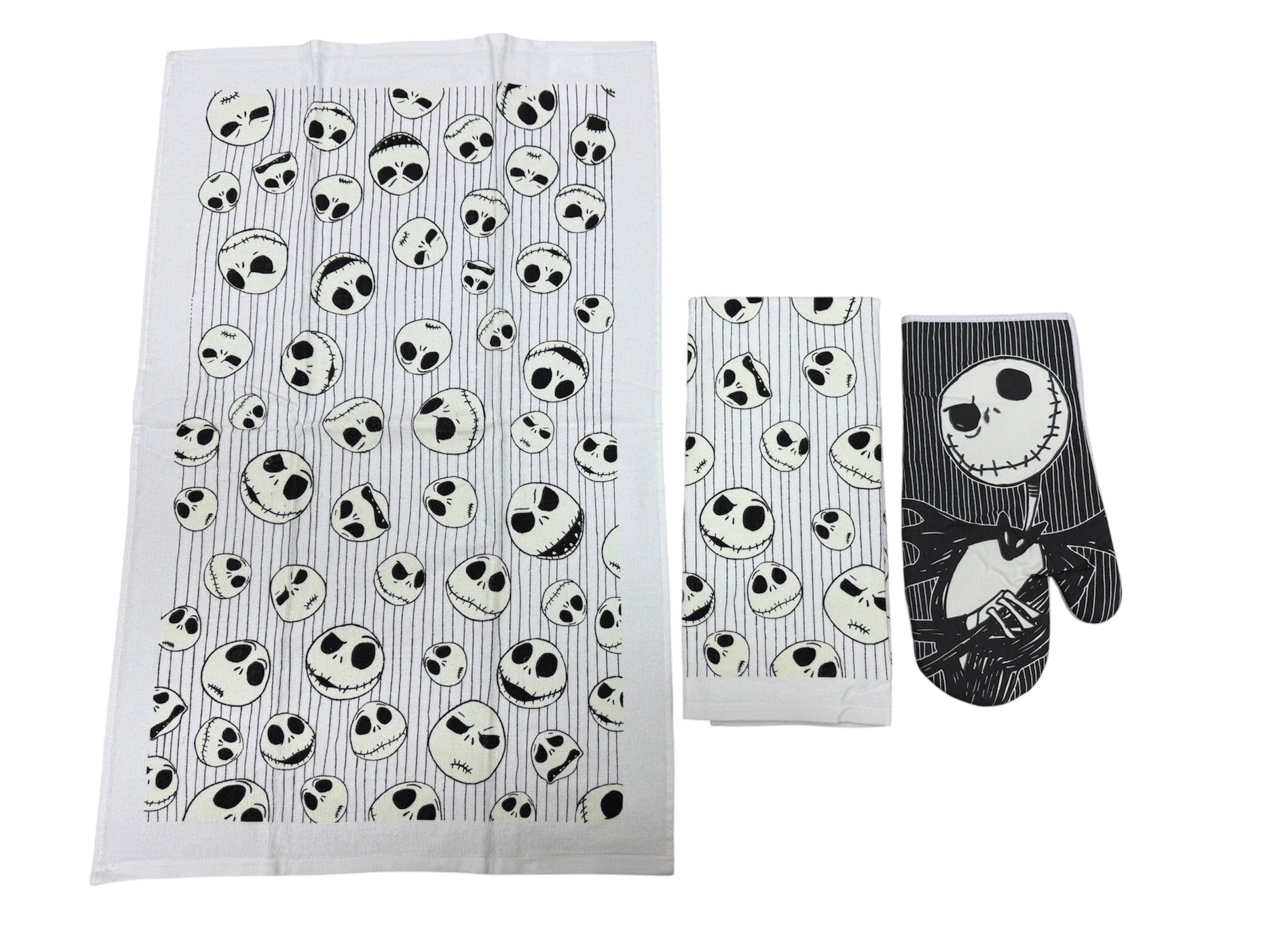 Disney NBC Jack Skellington Glow-in-the-Dark 3pc Kitchen Set
