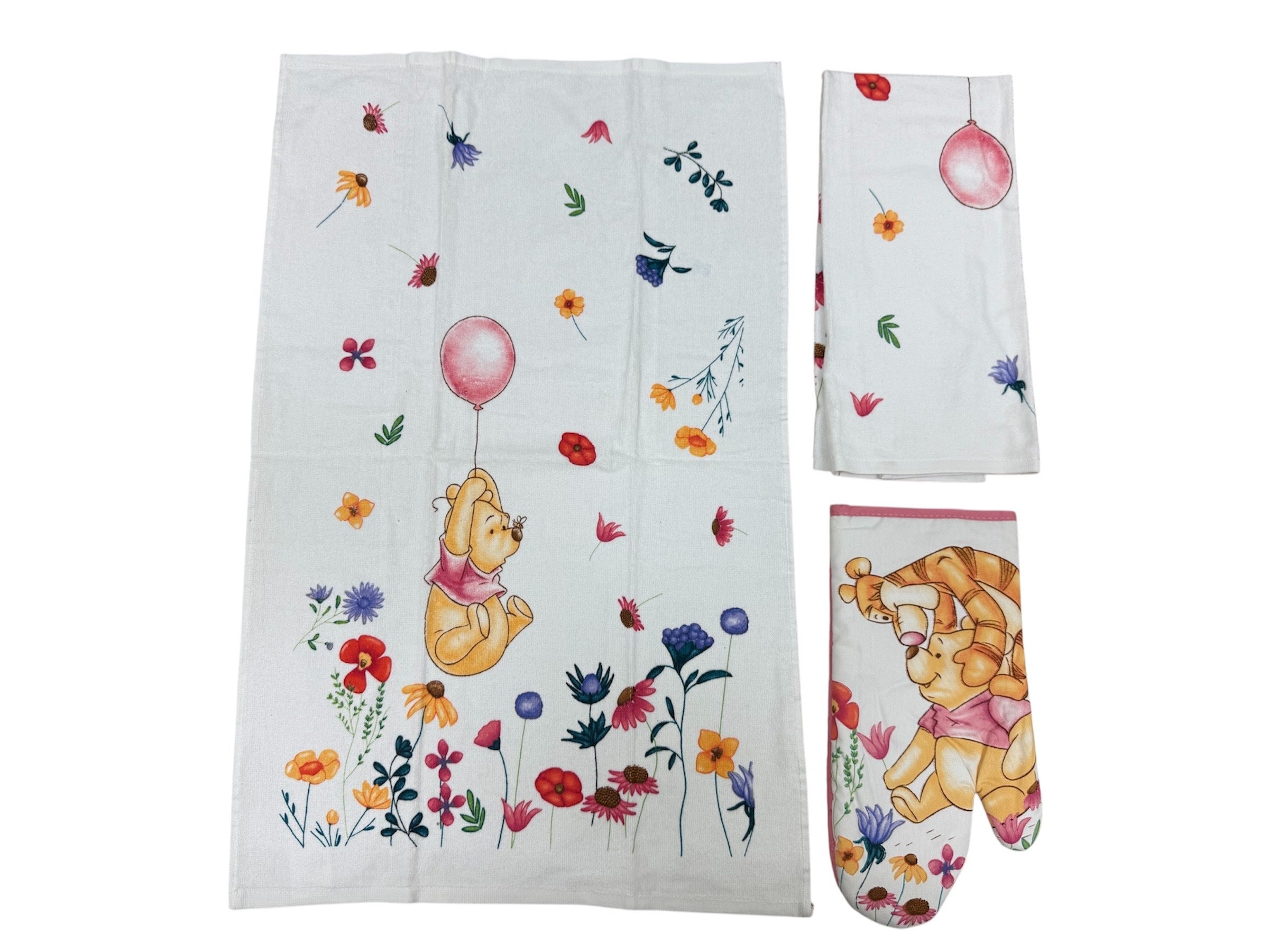 Disney Winnie the Pooh Spring Flowers 3pc Kitchen Set
