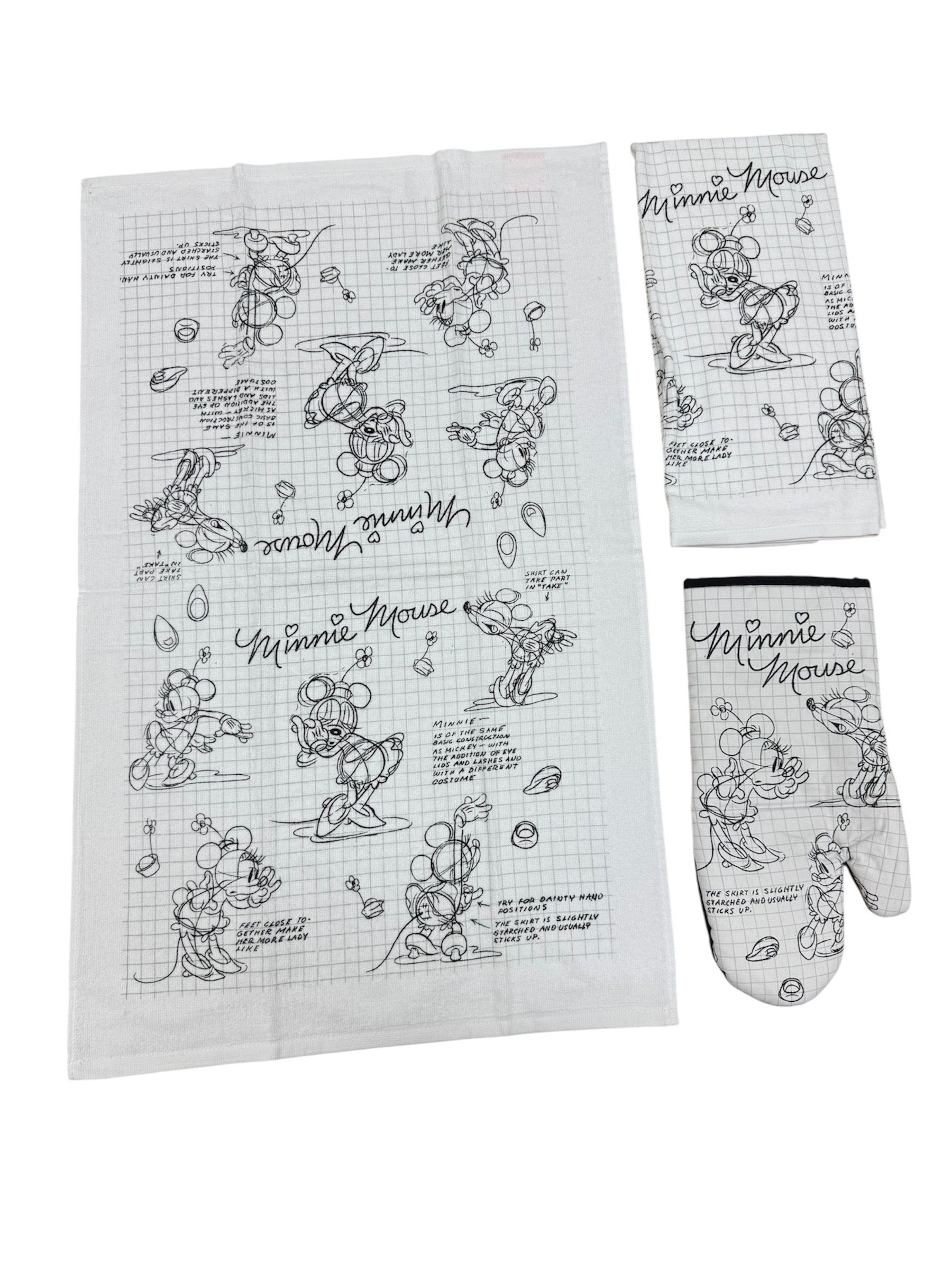 Disney Minnie Sketchbook 3pc Kitchen Set