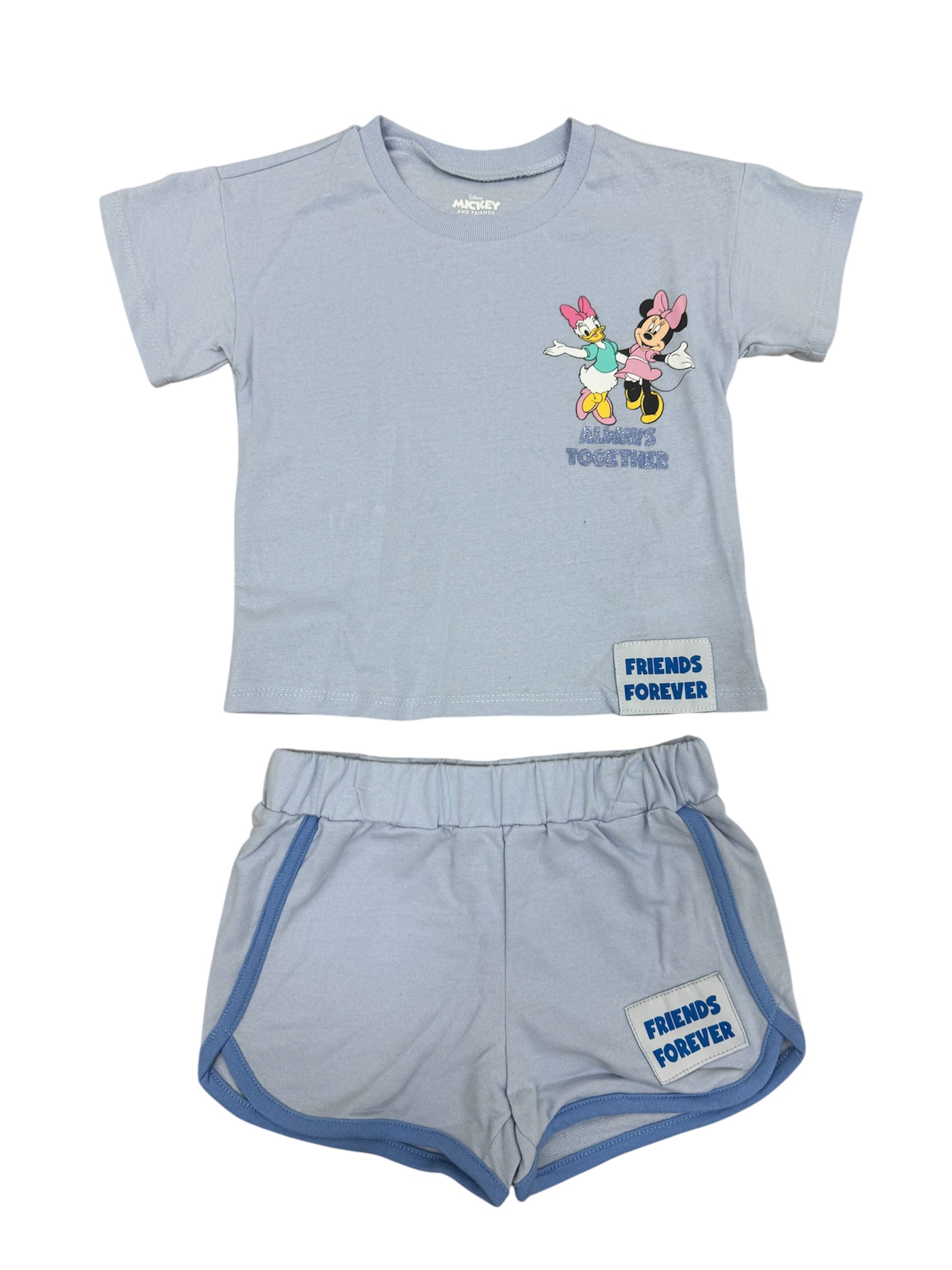 Disney Mickey & Friends Blue Shirt & Shorts Set