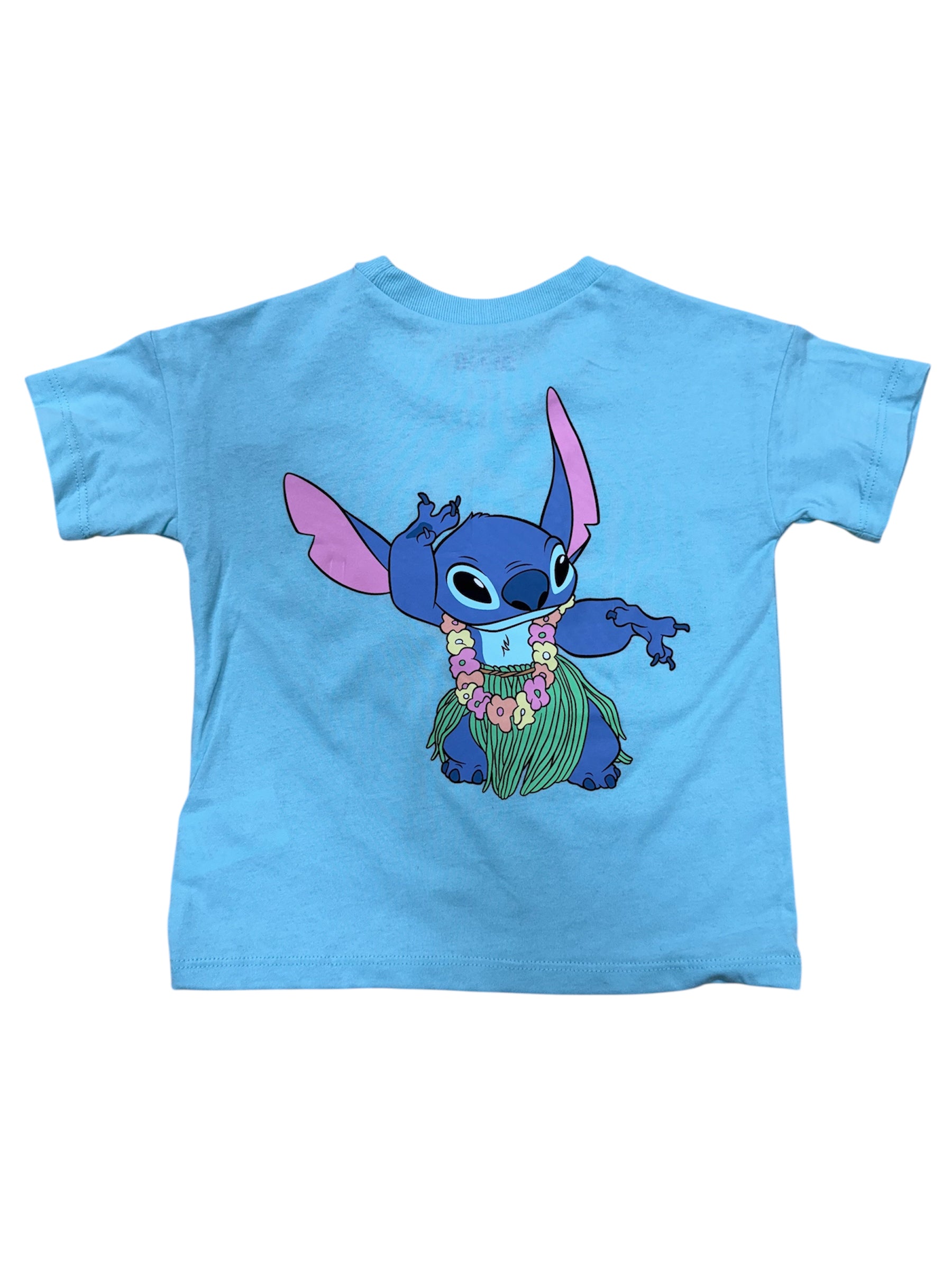 Disney Stitch Aloha Blue 2pc Set w/ Shirt & Biker Shorts