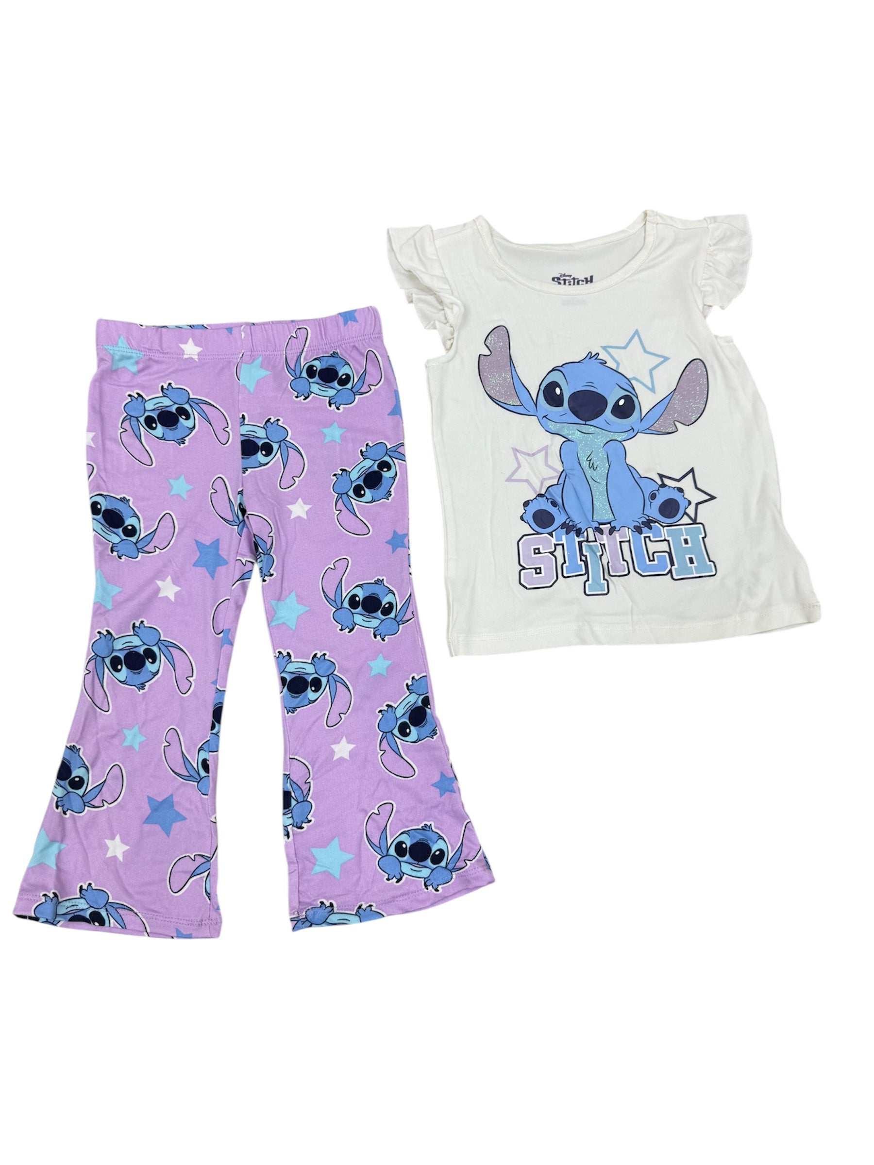 Toddler Disney Stitch 4pc Set w/ 2 Shirts & Leggings