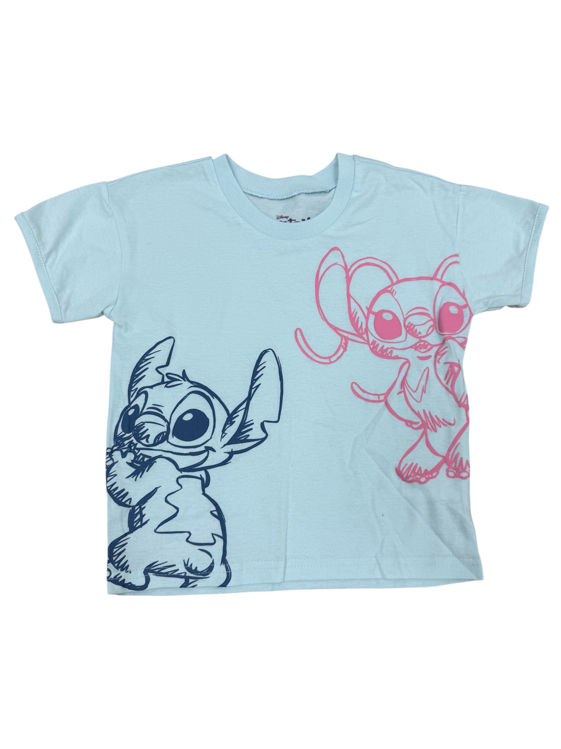Disney Stitch & Angel 3pc Set w/ Love Sweater, Shirt & Shorts Set