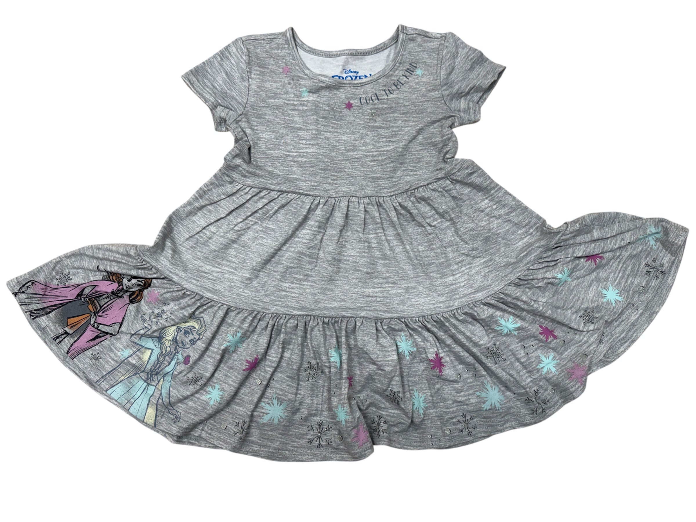 Toddlers Disney Frozen Anna & Elsa Grey Dress