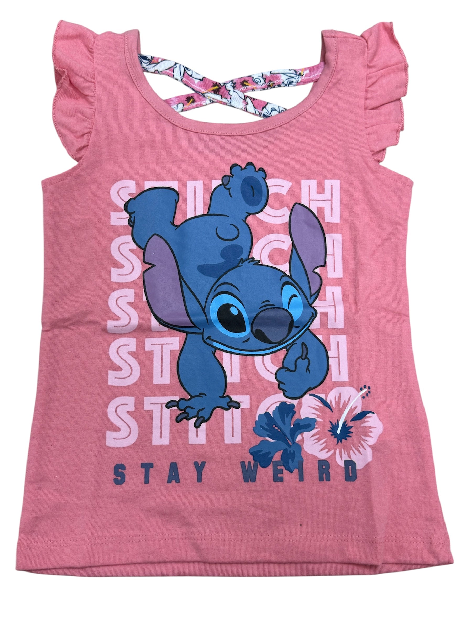 Disney Stitch Stay Weird Toddler Tank Top