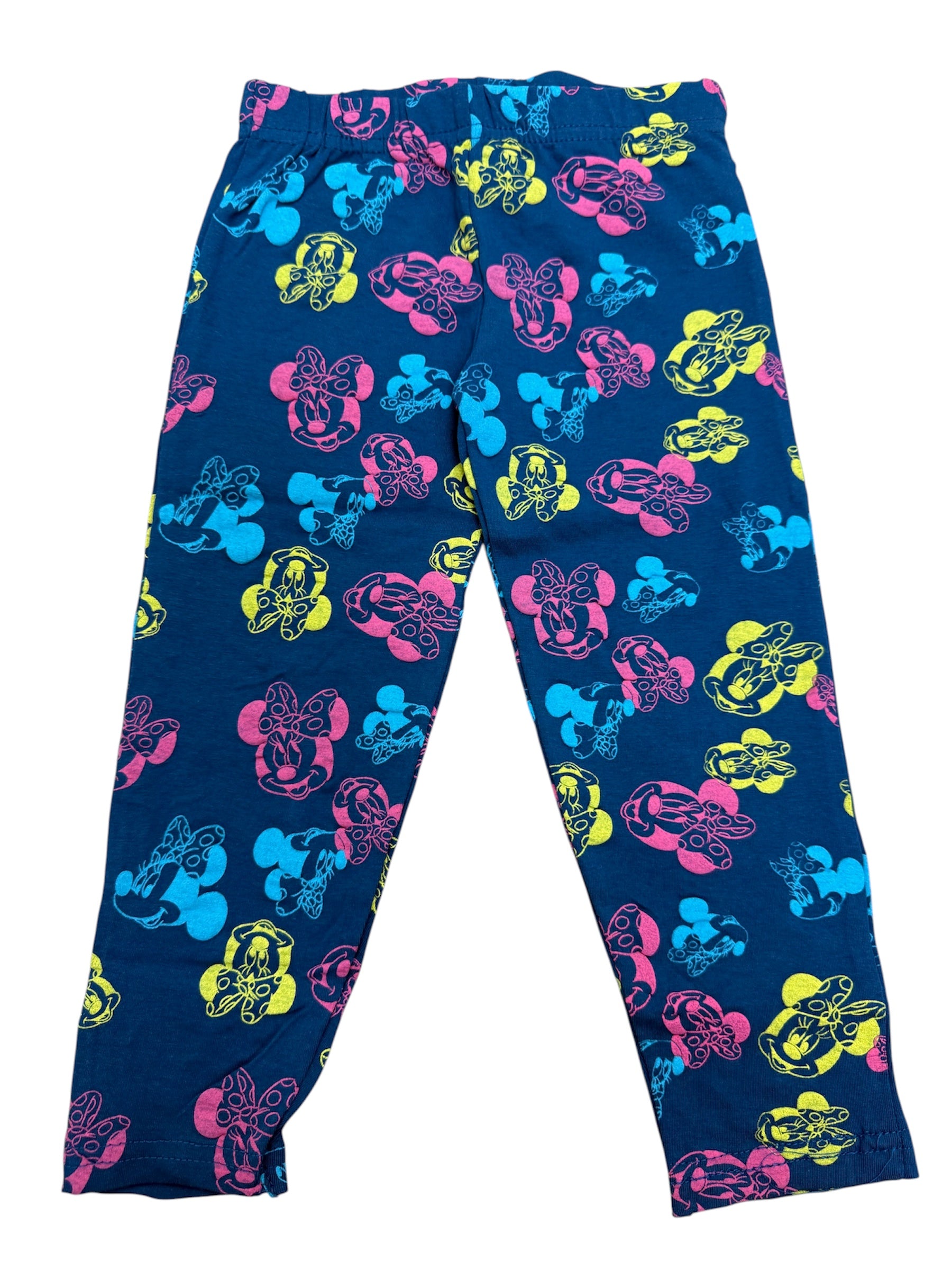 Toddlers Disney Minnie Mouse All Over Colorful Leggings