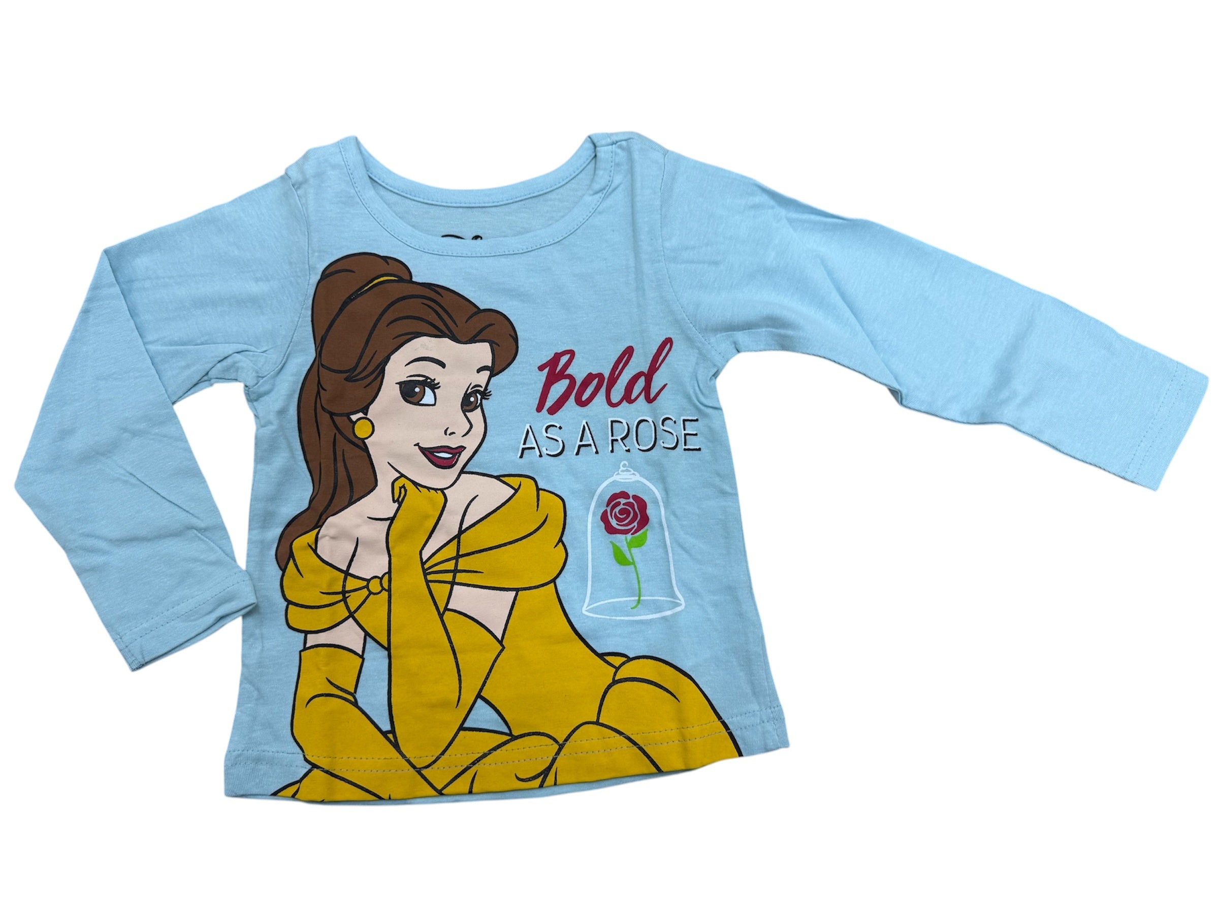 Disney's Belle "Bold As A Rose" Blue Long Sleeve