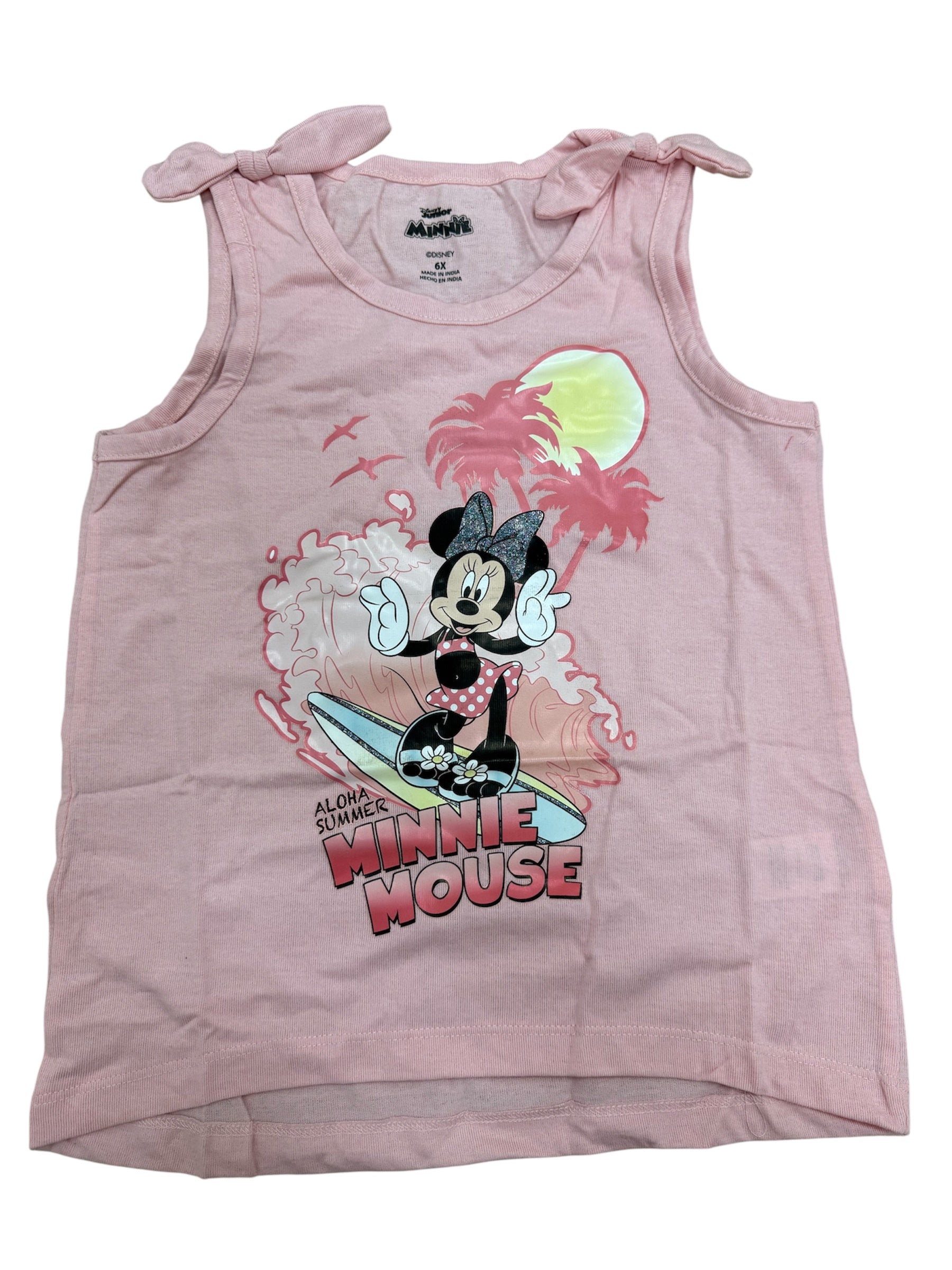 Kids Minnie Mouse Aloha Summer Tank Top