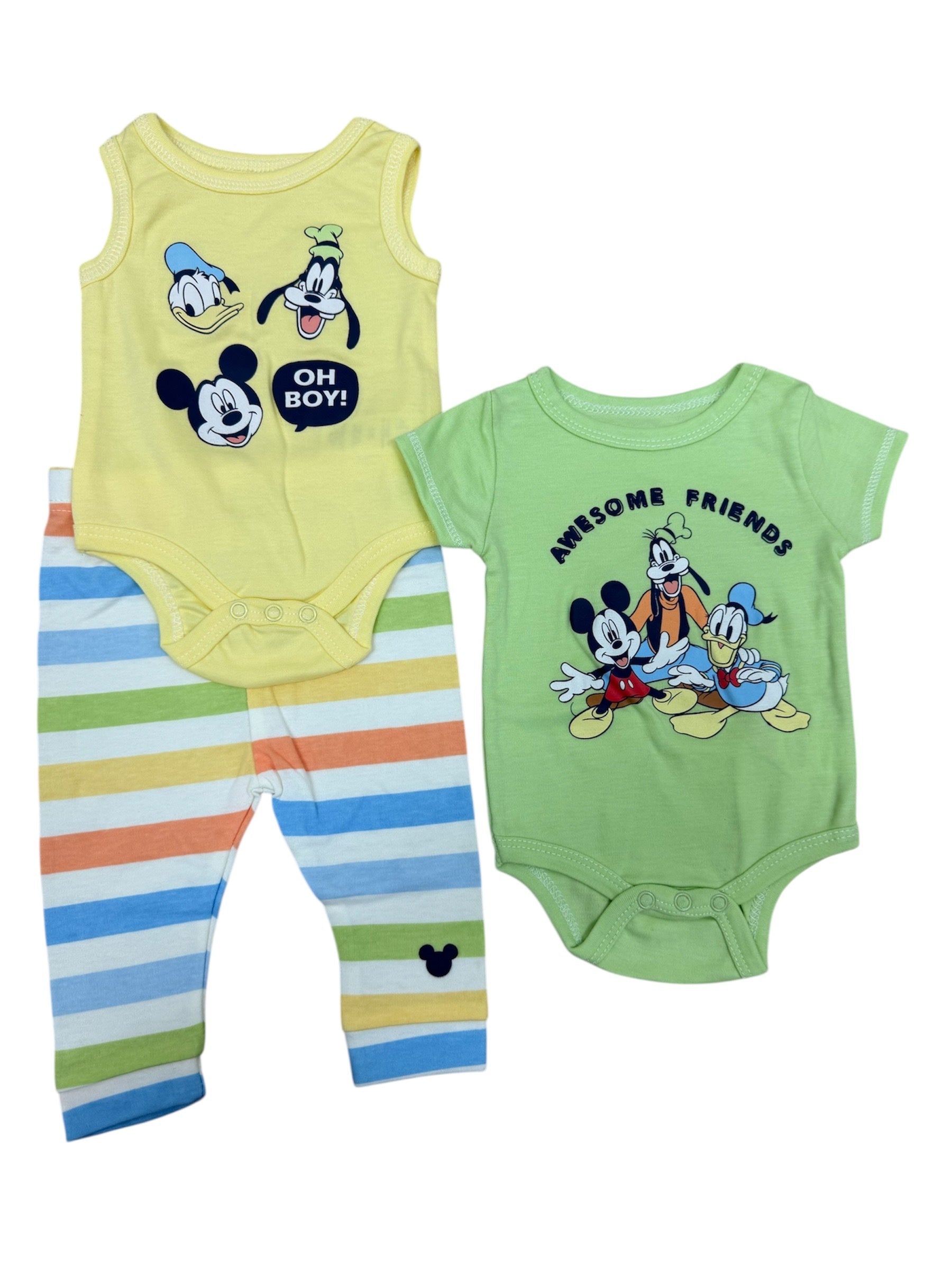 Disney Baby Mickey & Friends "Awesome Friends" 3pc Set