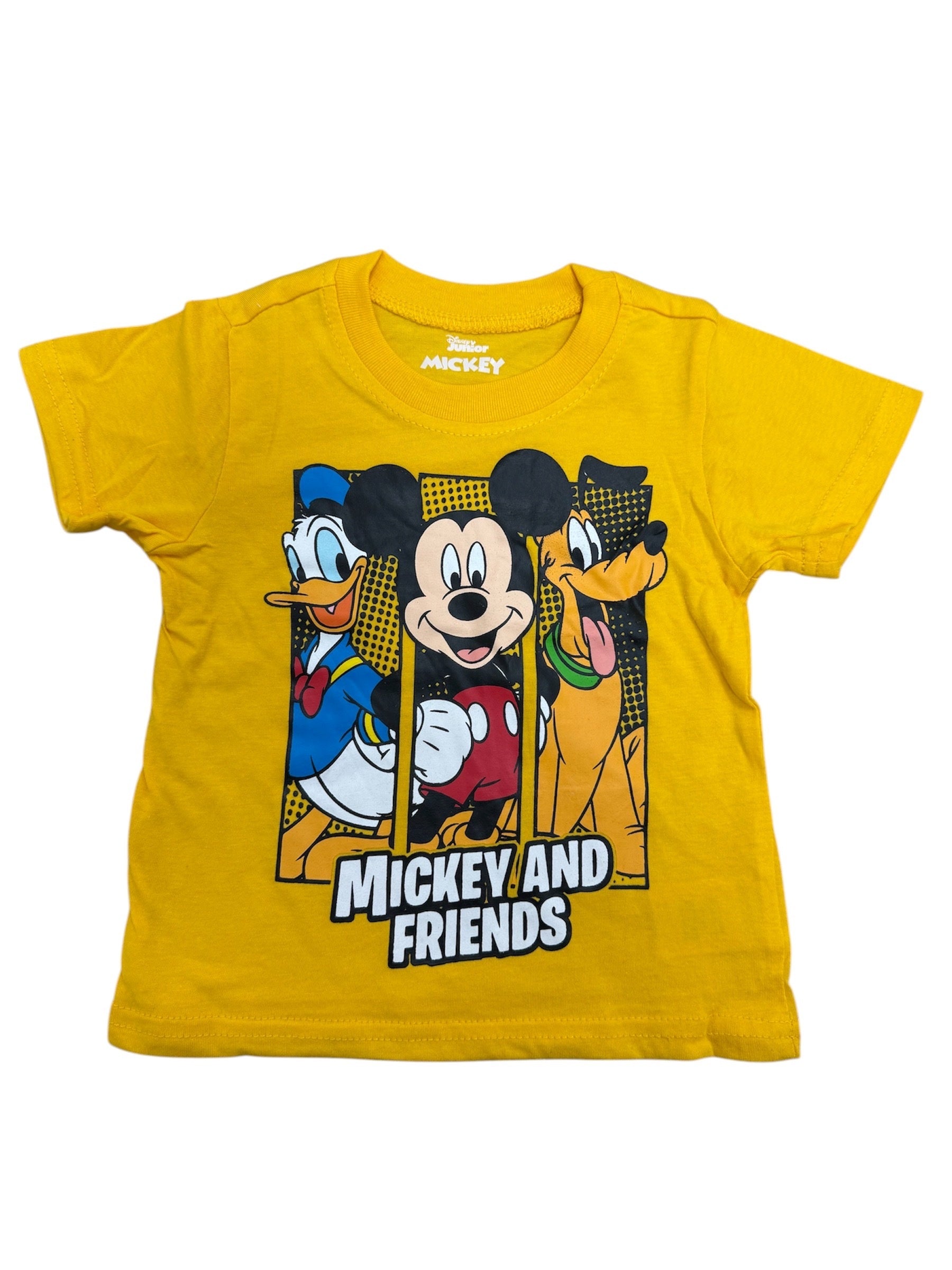 Disney Mickey and Friends Yellow Toddler T-shirt