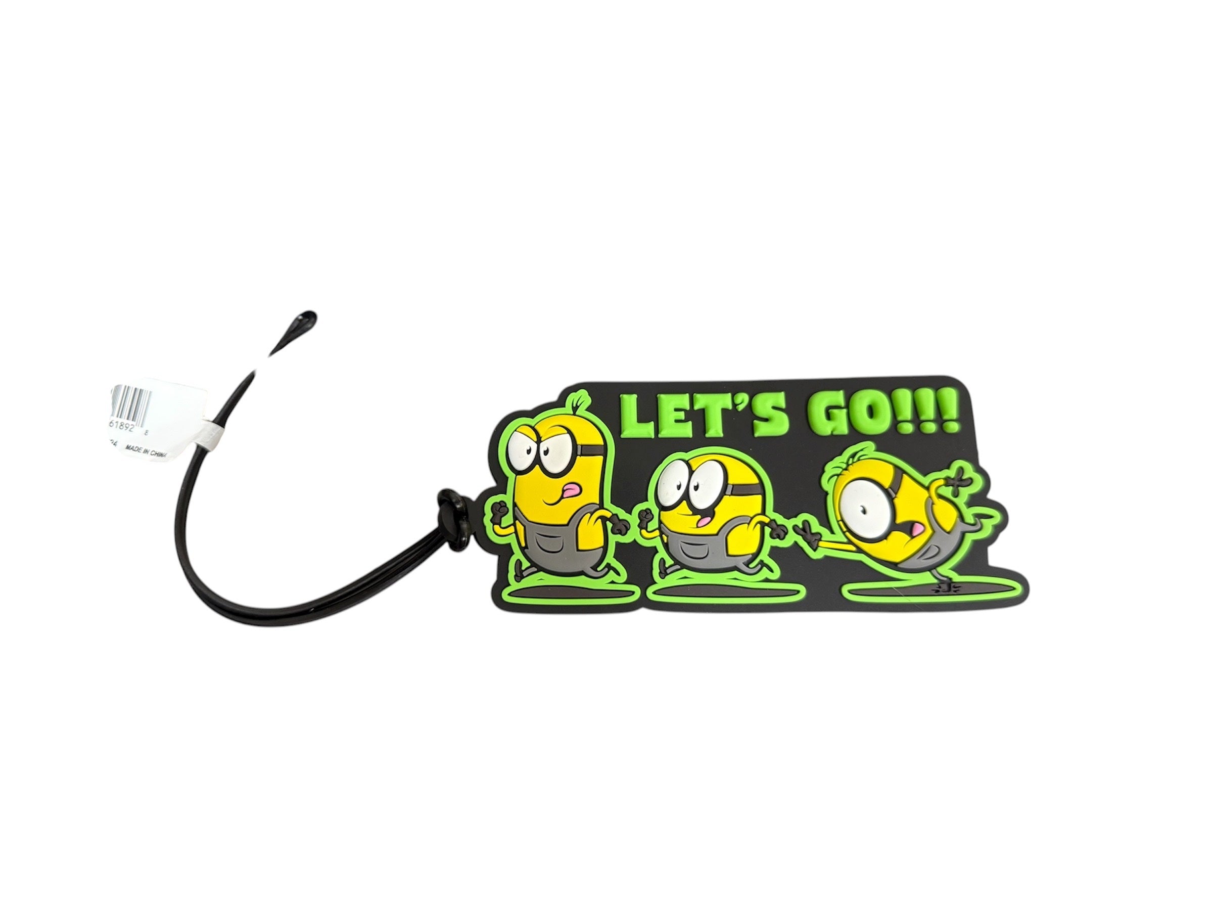 Minions "Let's Go!!!" Luggage Tag